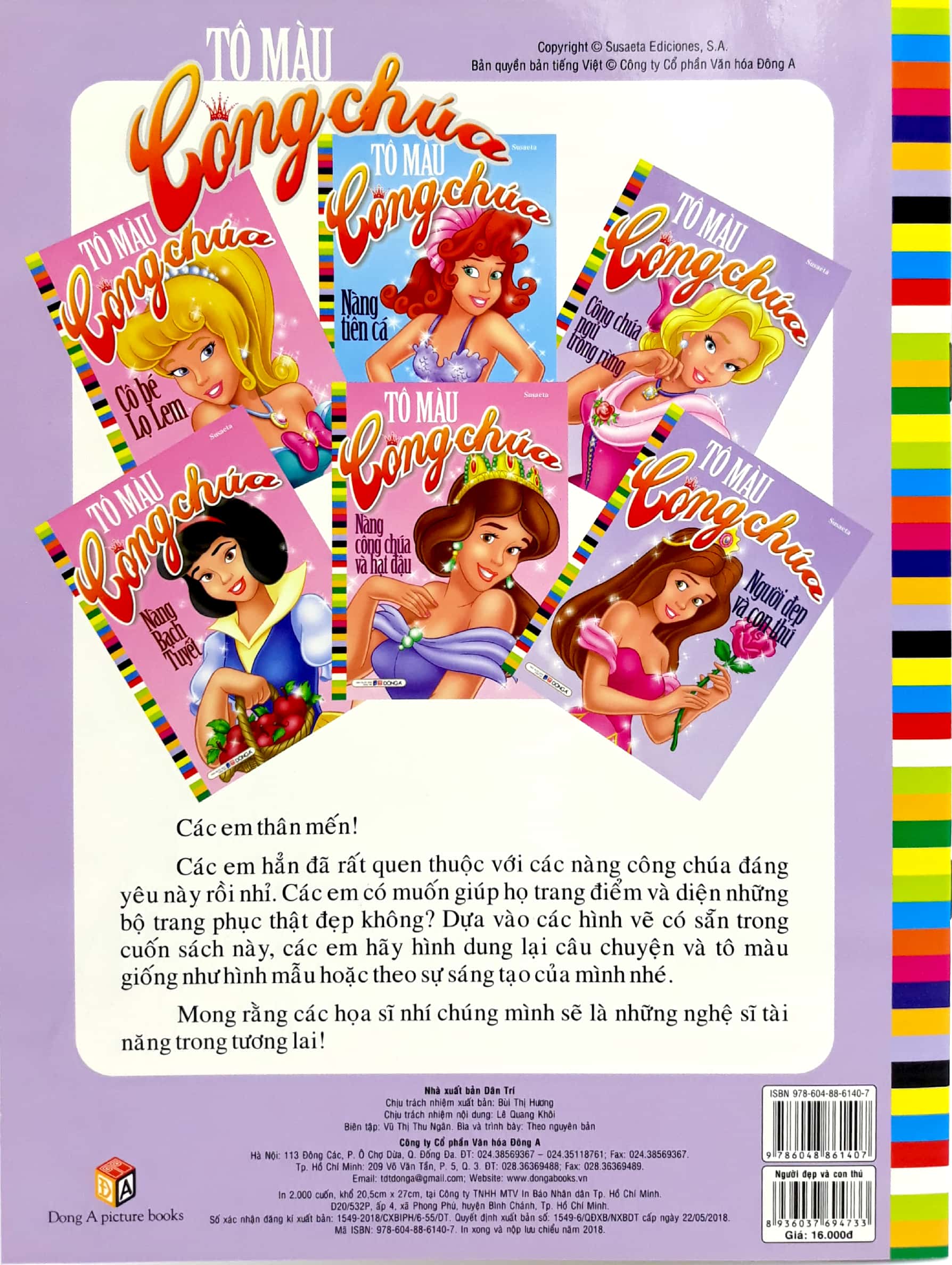 tô màu công chúa - người đẹp và con thú - Ảnh 6