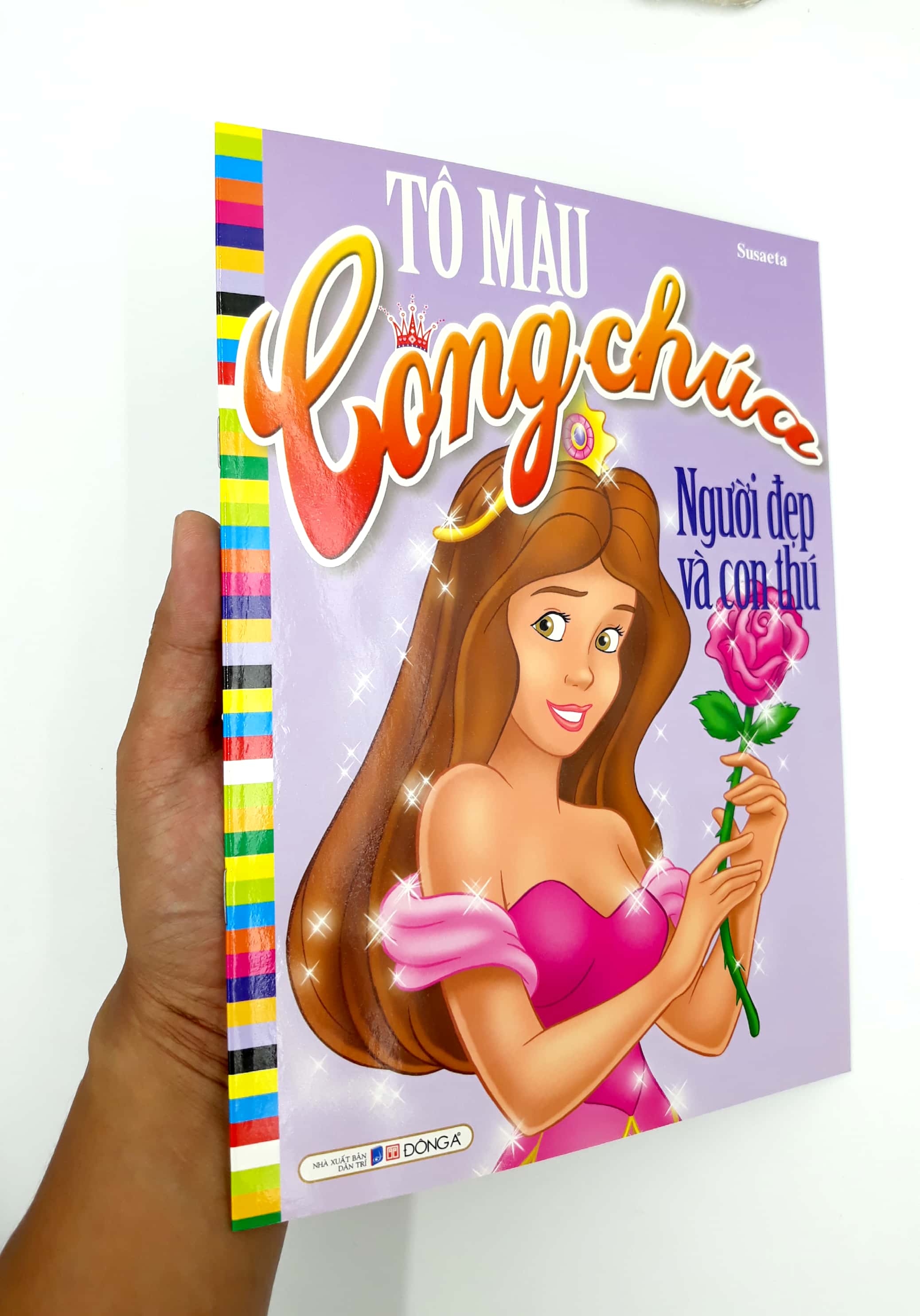 tô màu công chúa - người đẹp và con thú - Ảnh 7