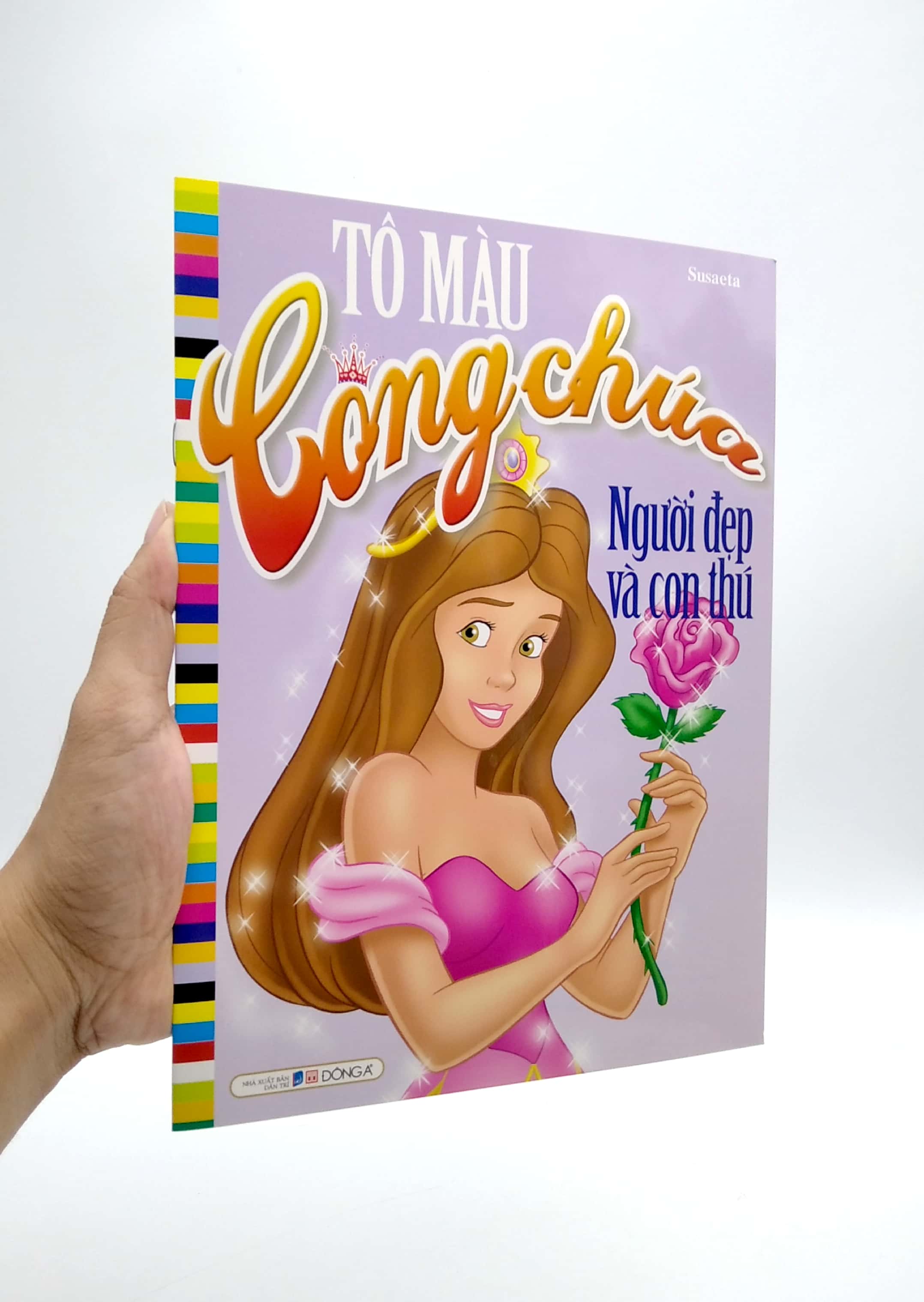 tô màu công chúa - người đẹp và con thú (tái bản 2021) - Ảnh 7