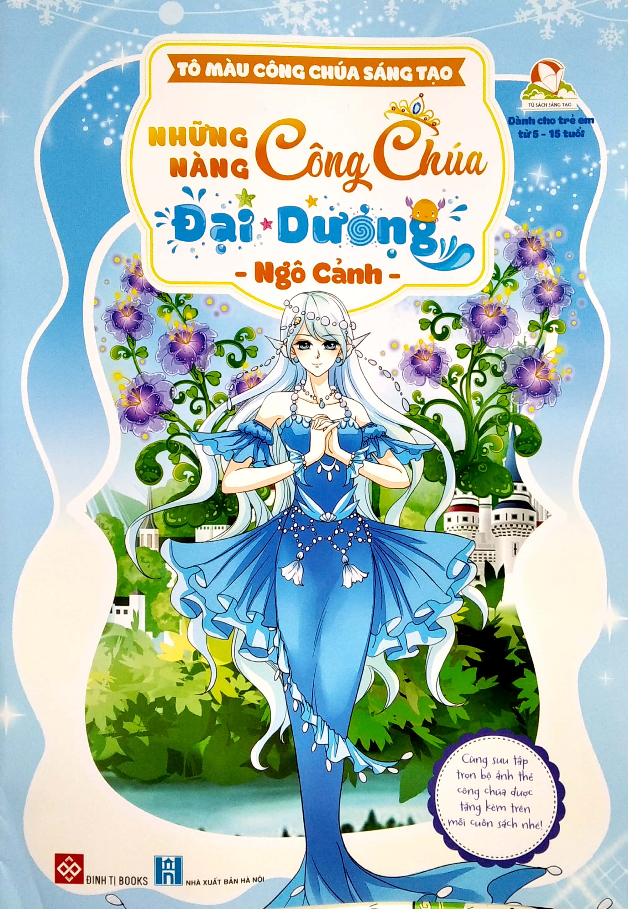 tô màu công chúa sáng tạo - những nàng công chúa đại dương - Ảnh 2