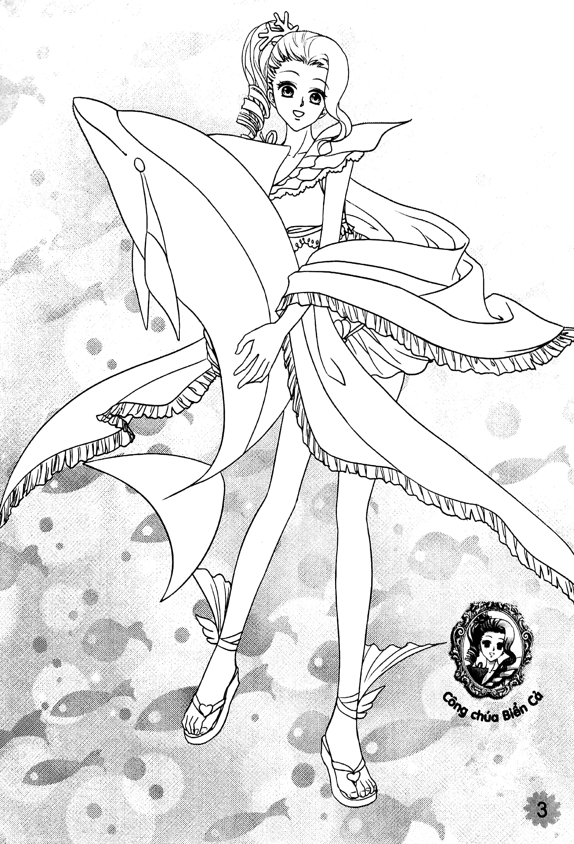 tô màu công chúa sáng tạo - những nàng công chúa đại dương - Ảnh 5