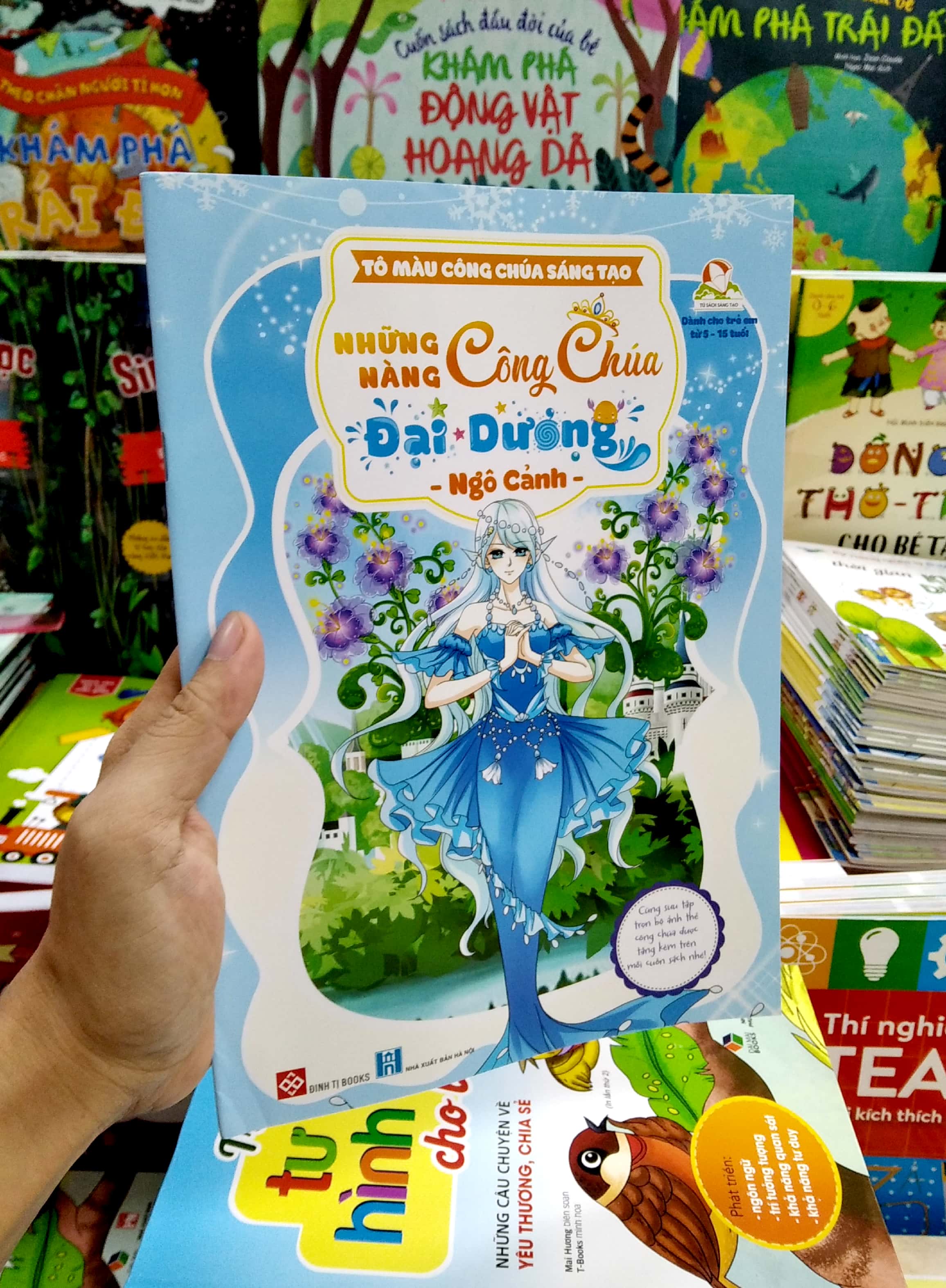 tô màu công chúa sáng tạo - những nàng công chúa đại dương - Ảnh 7