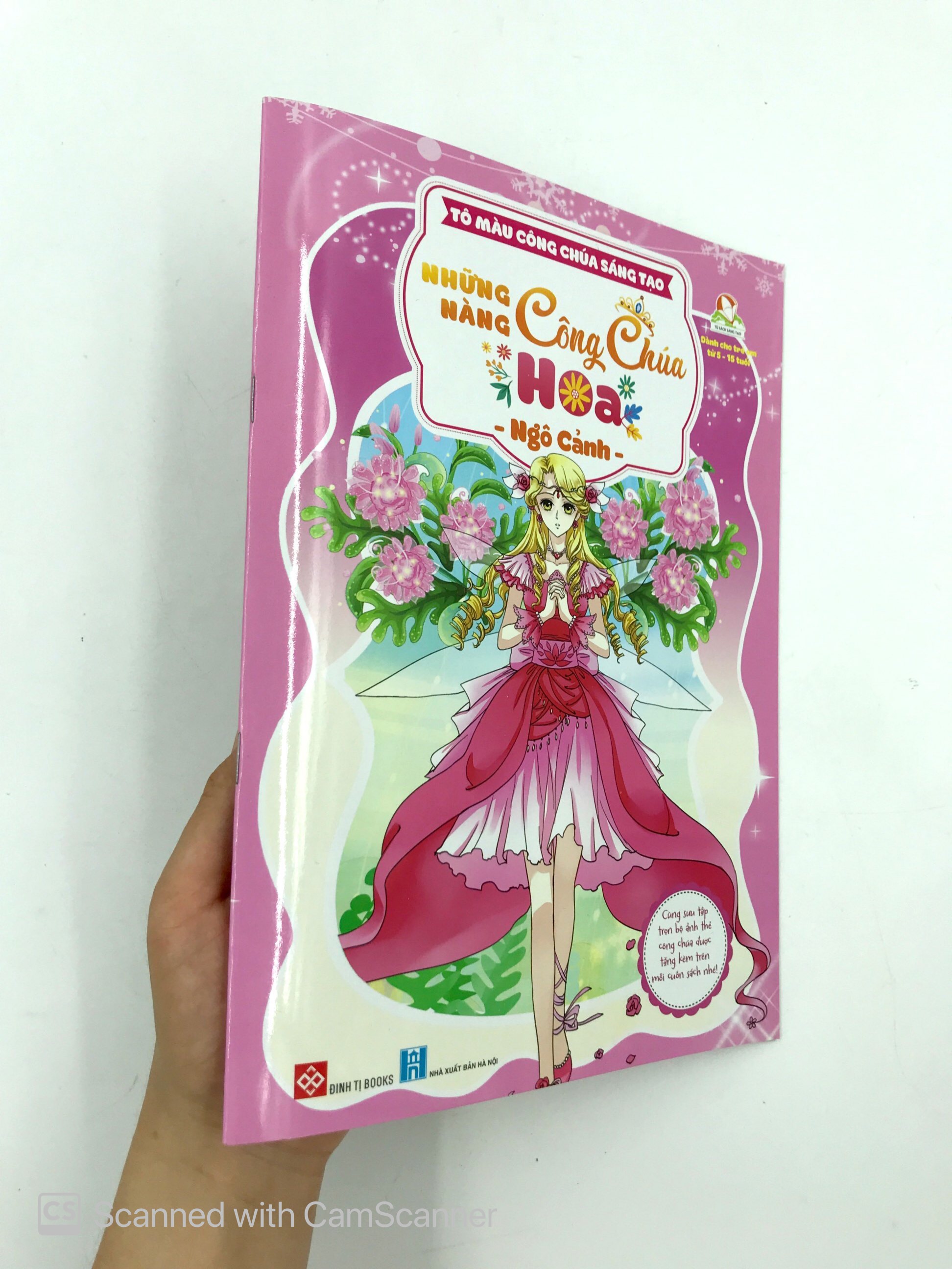 tô màu công chúa sáng tạo - những nàng công chúa hoa - Ảnh 8
