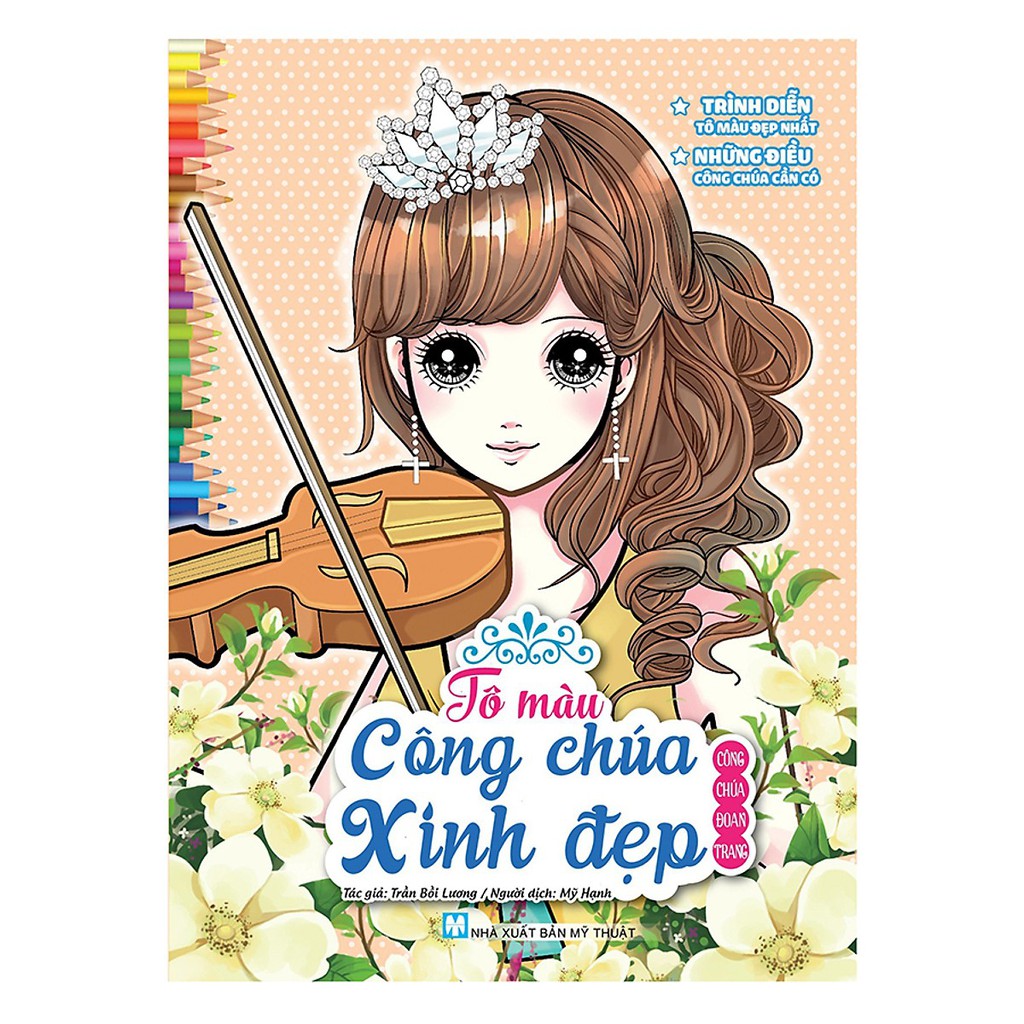 tô màu công chúa xinh đẹp - công chúa đoan trang (tái bản 2023) - Ảnh 2
