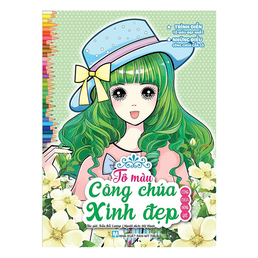 tô màu công chúa xinh đẹp - công chúa đồng quê (tái bản 2023) - Ảnh 2