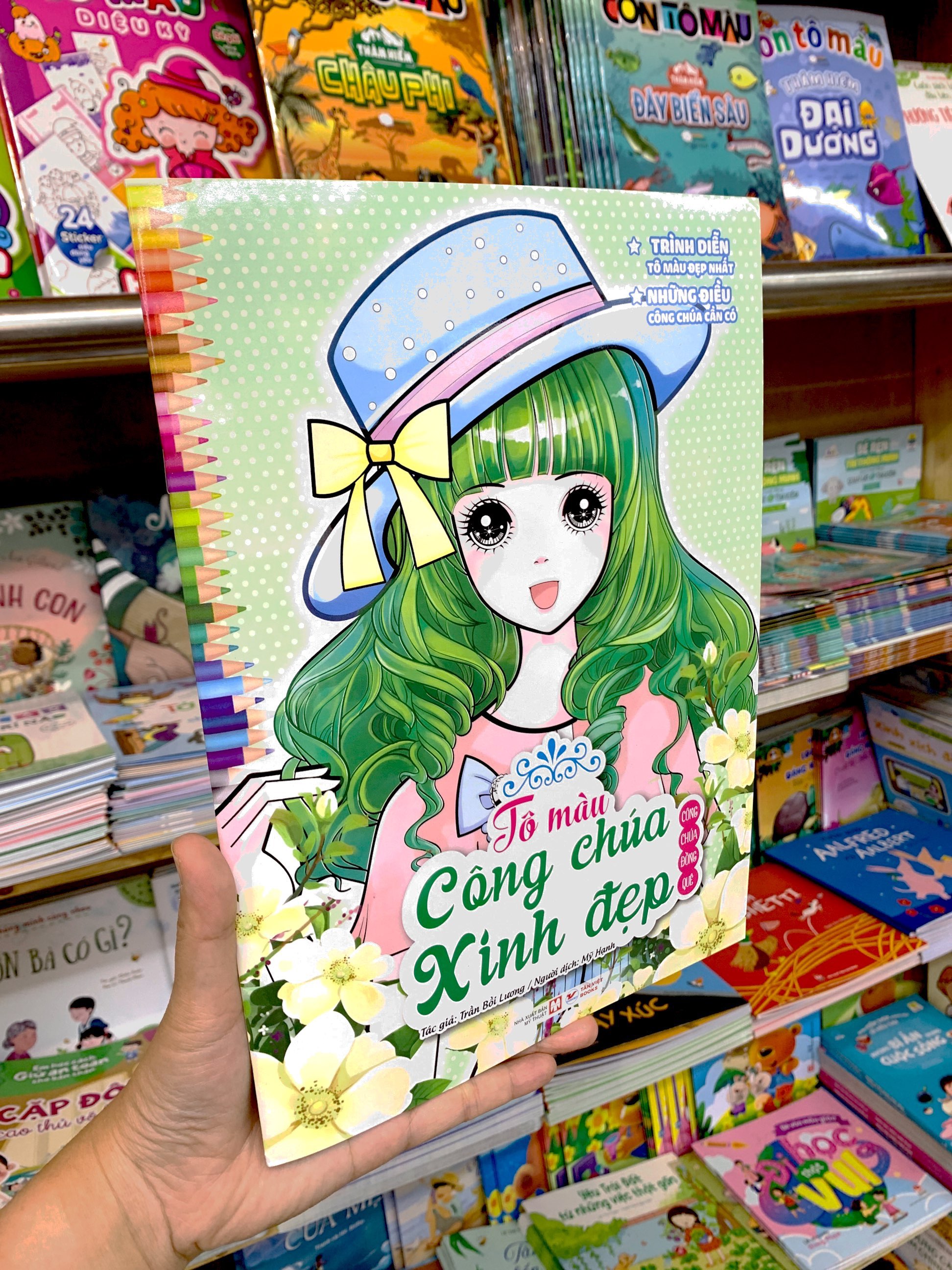 tô màu công chúa xinh đẹp - công chúa đồng quê (tái bản 2023) - Ảnh 8