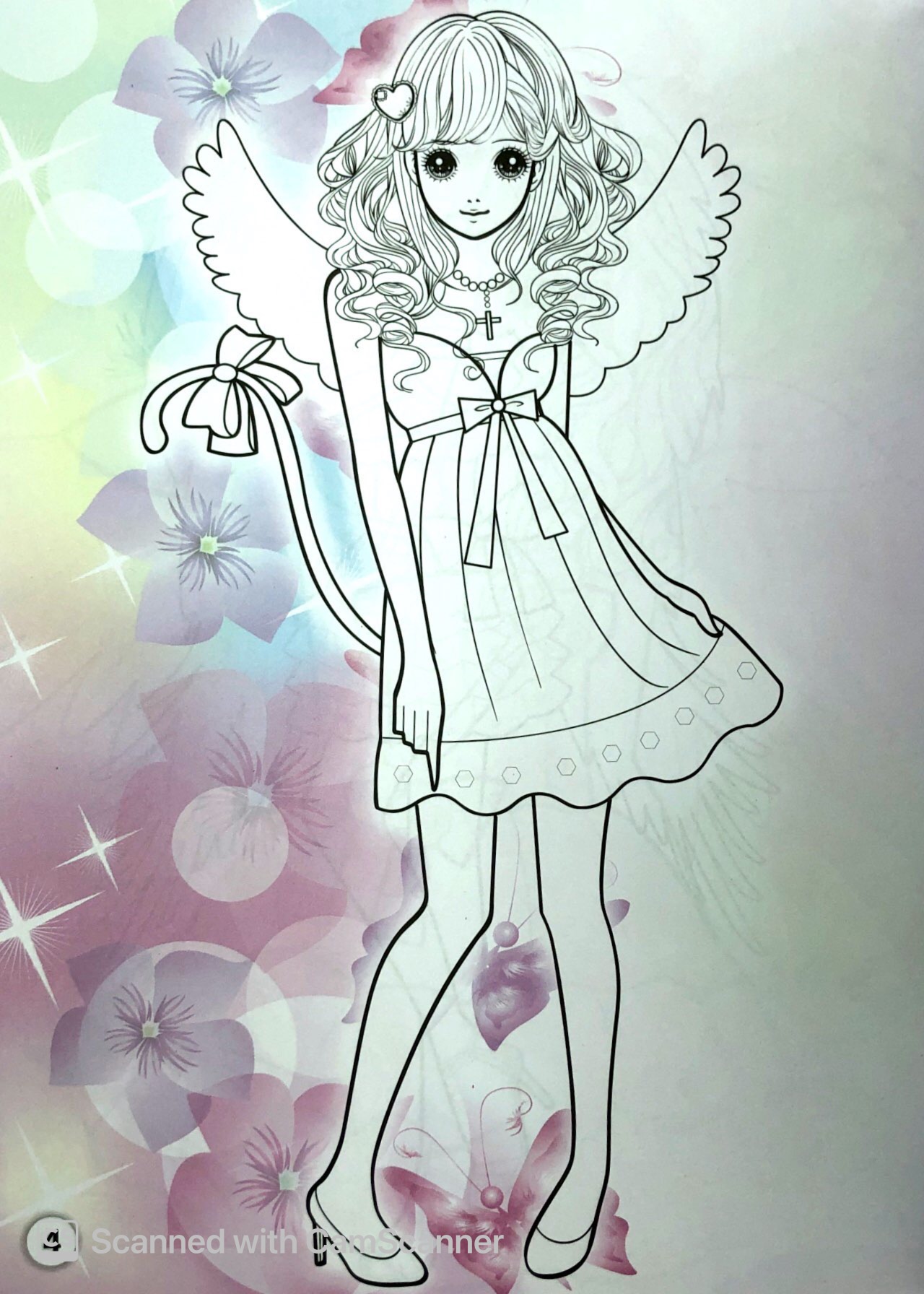 tô màu công chúa xinh đẹp - công chúa thiên sứ - Ảnh 6