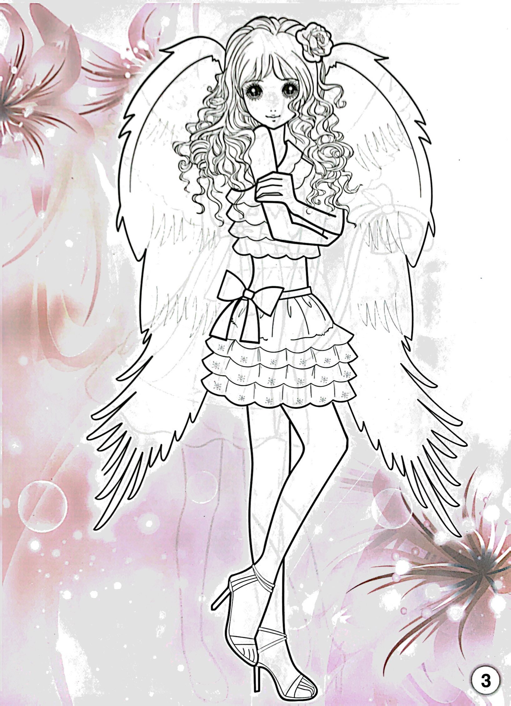 tô màu công chúa xinh đẹp - công chúa thiên sứ (tái bản 2023) - Ảnh 5