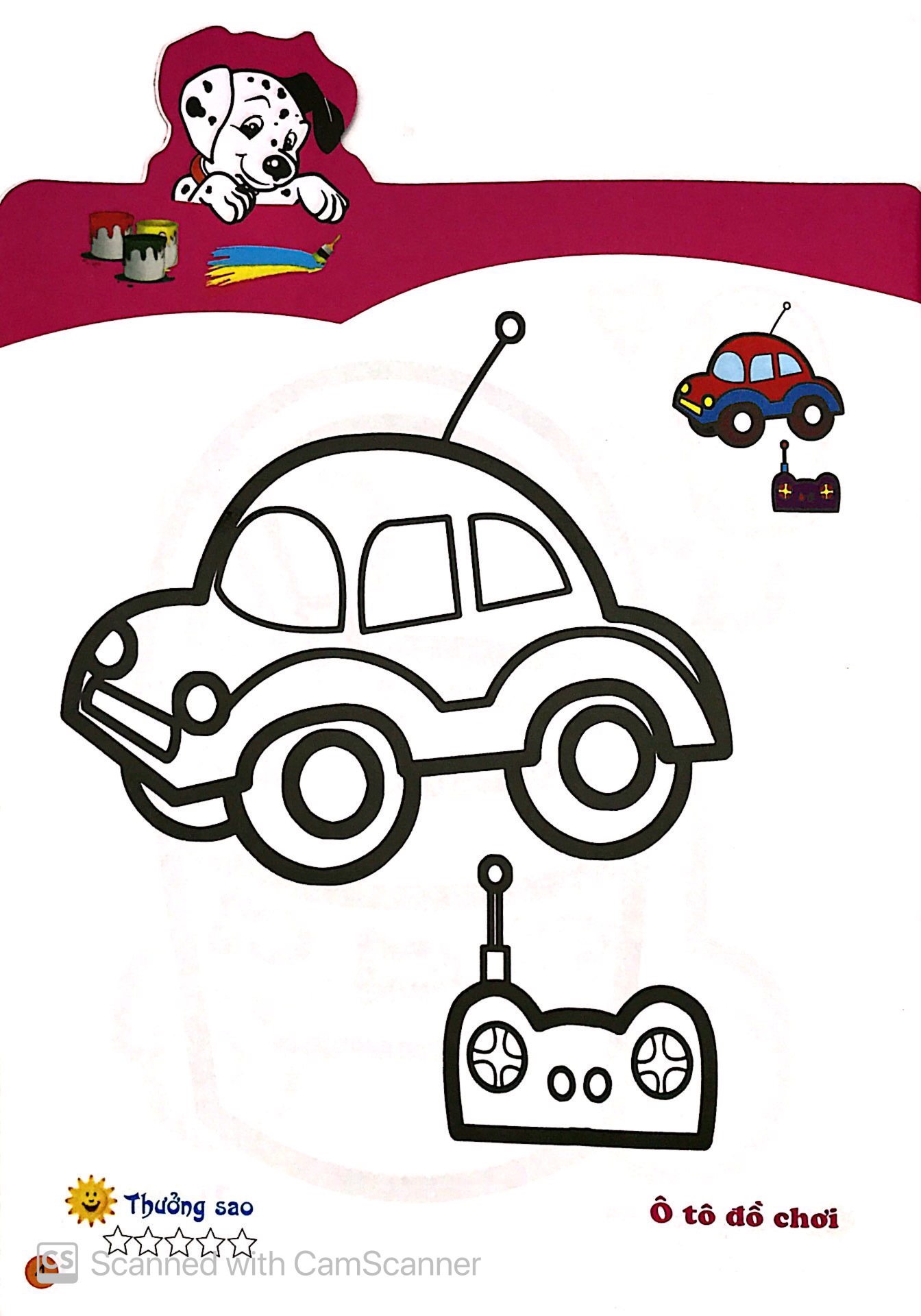 tô màu cùng cún con - tô màu đồ chơi và nhân vật - Ảnh 6