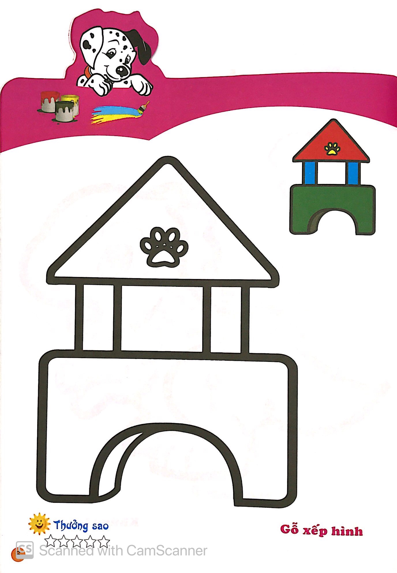 tô màu cùng cún con - tô màu đồ chơi và nhân vật - Ảnh 8