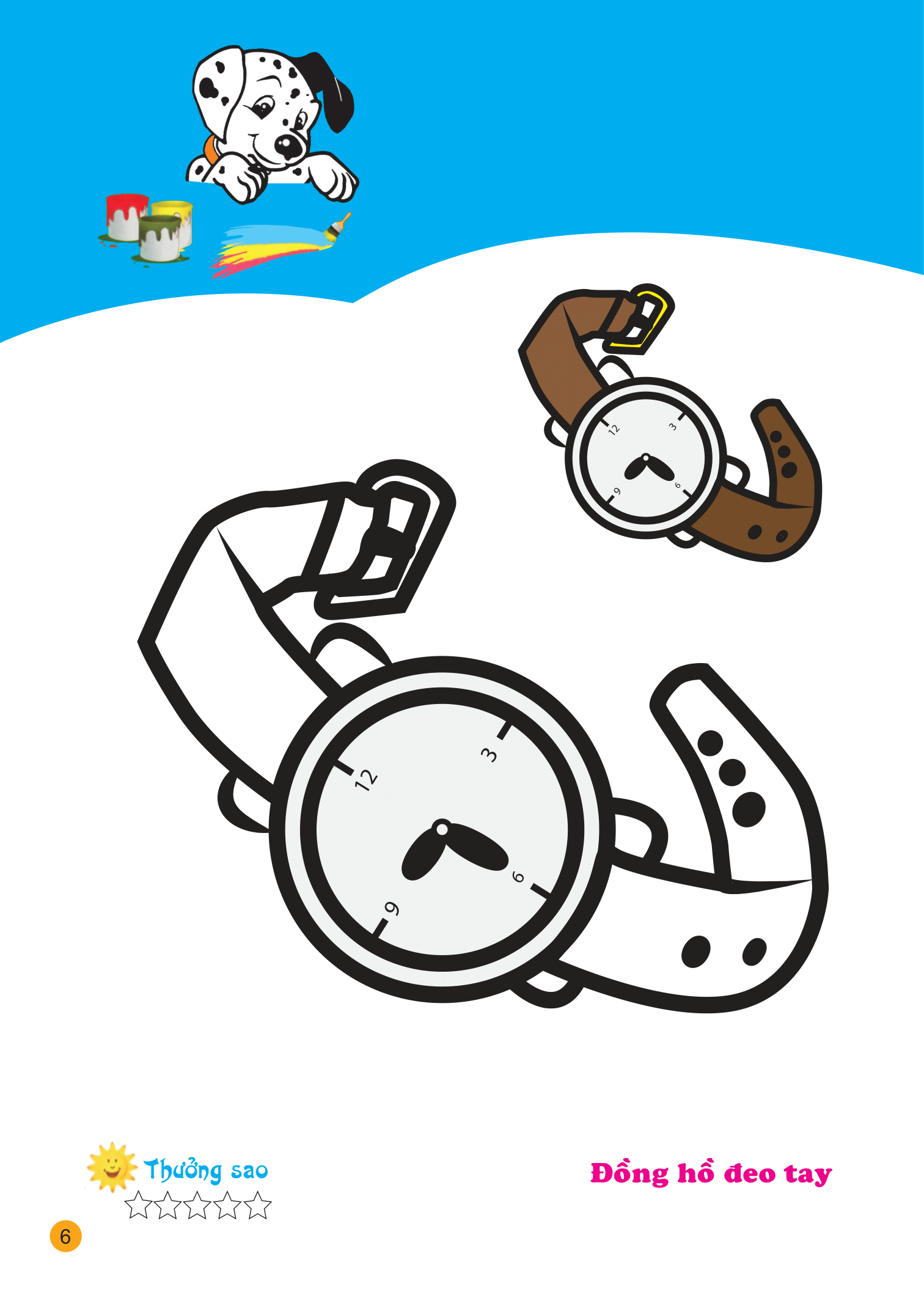 tô màu cùng cún con - tô màu đồ dùng học tập và đồ dùng hằng ngày - Ảnh 7