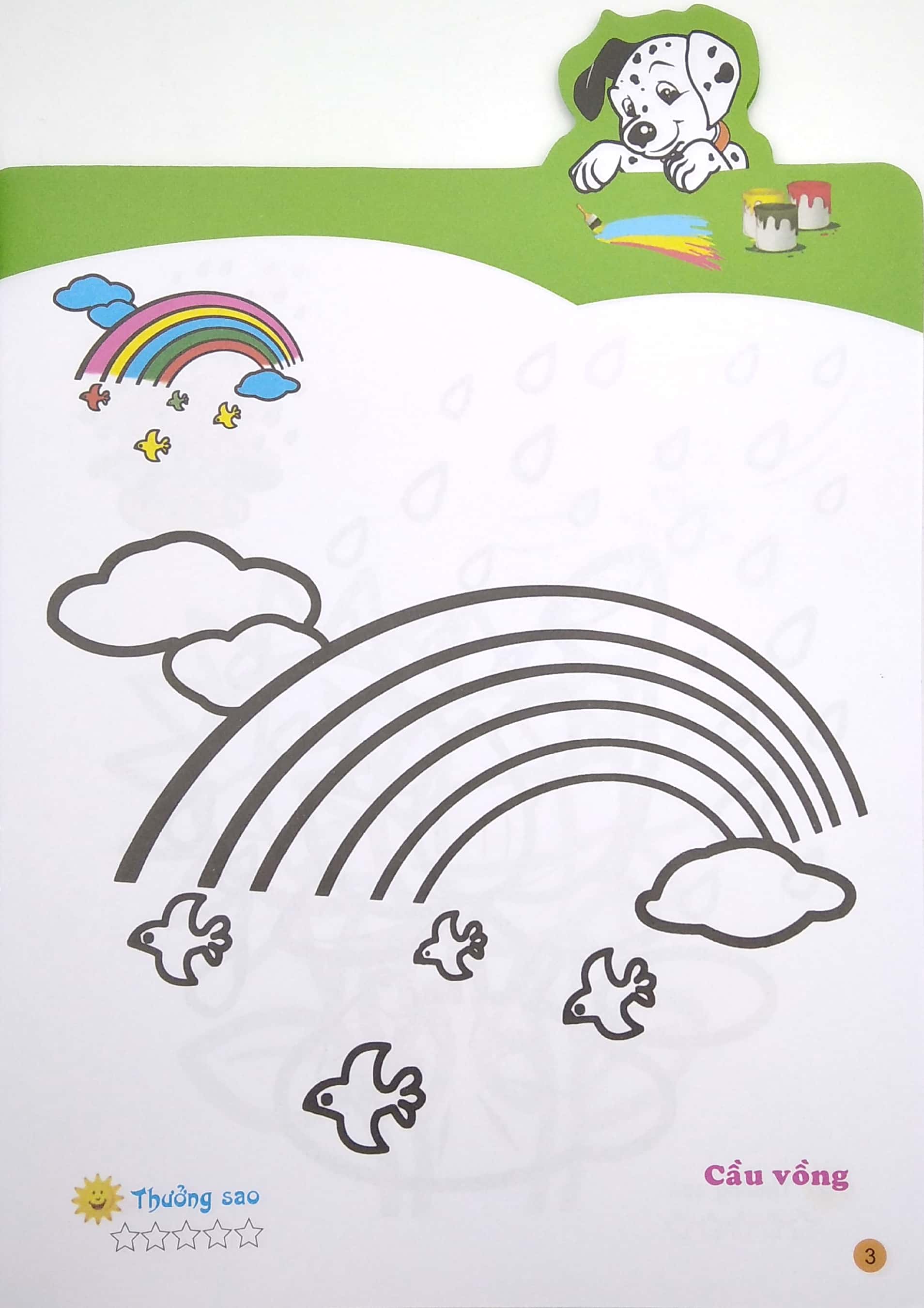 tô màu cùng cún con - tô màu thế giới tự nhiên và phương tiện giao thông - Ảnh 4