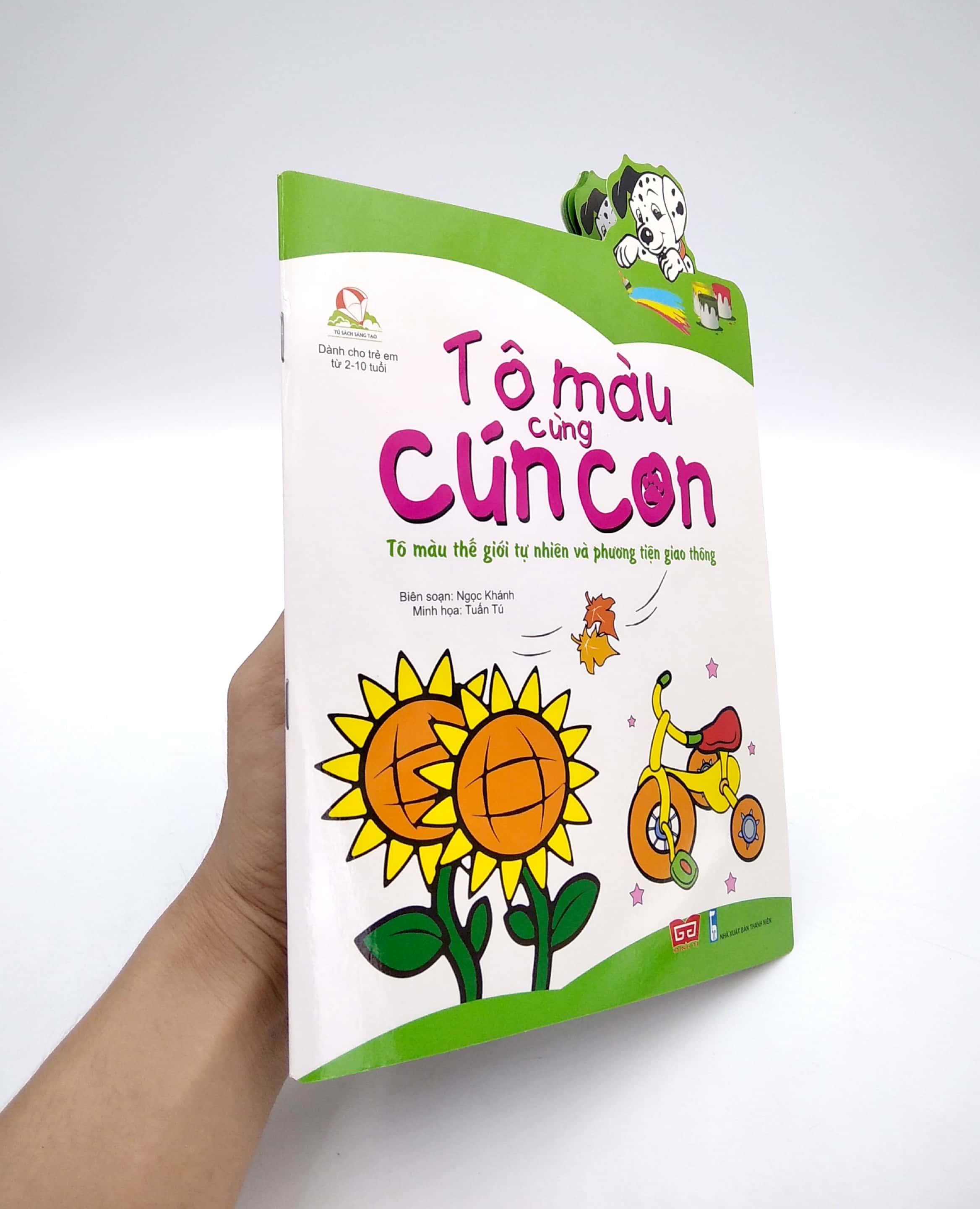 tô màu cùng cún con - tô màu thế giới tự nhiên và phương tiện giao thông - Ảnh 6