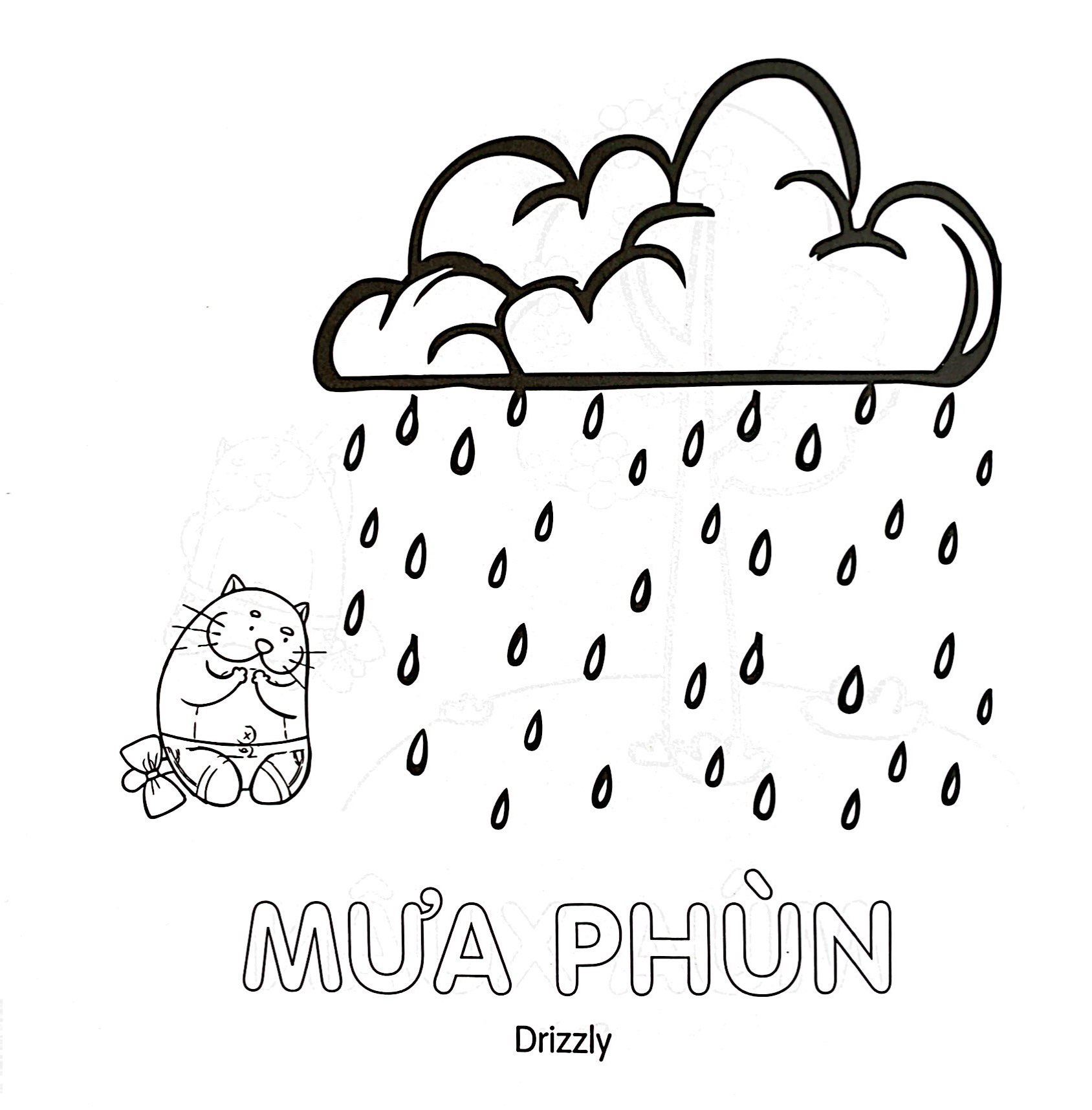 tô màu cùng mèo thông thái - song ngữ việt-anh - bốn mùa (dành cho trẻ từ 3-5 tuổi) - Ảnh 4