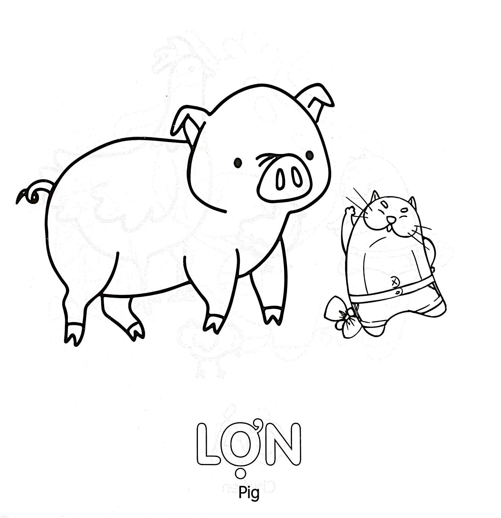 tô màu cùng mèo thông thái - song ngữ việt-anh - động vật (dành cho trẻ từ 3-5 tuổi) - Ảnh 3