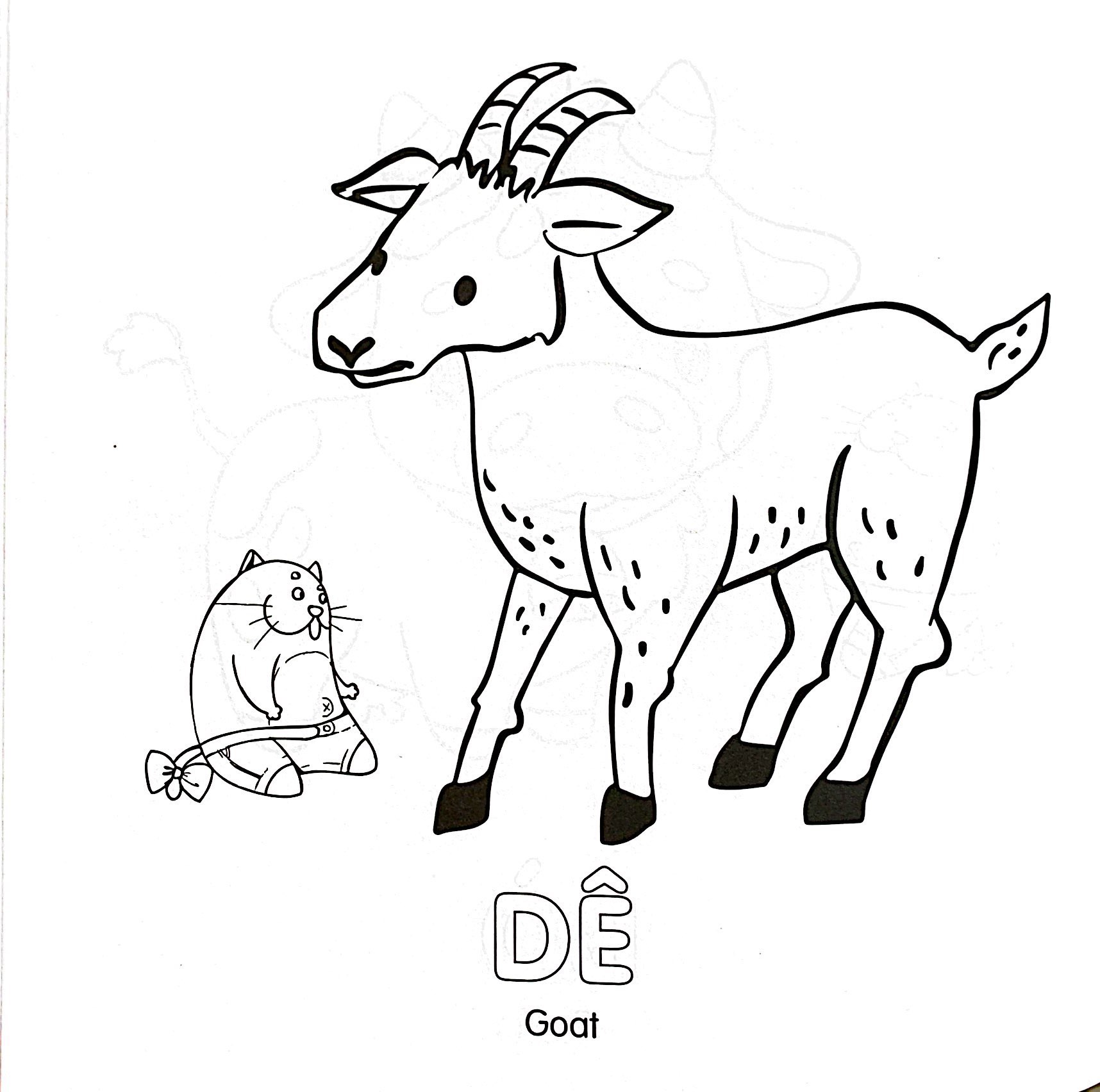 tô màu cùng mèo thông thái - song ngữ việt-anh - động vật (dành cho trẻ từ 3-5 tuổi) - Ảnh 6