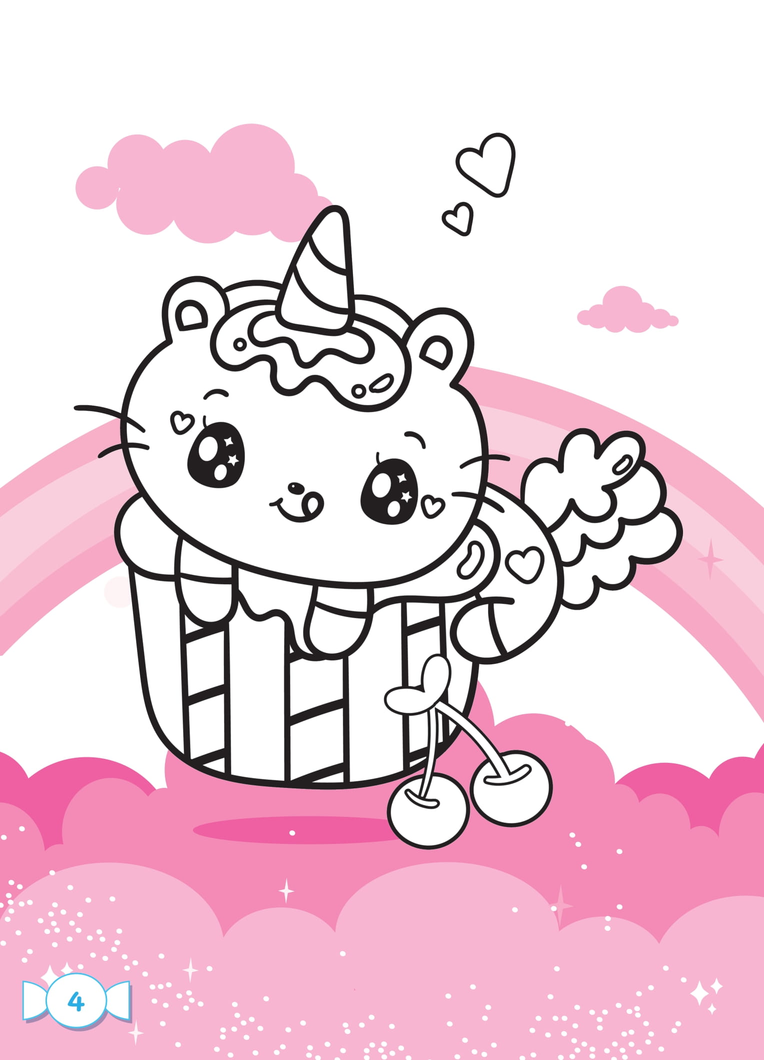 tô màu diệu kỳ - bữa tiệc bánh ngọt (dành cho bé gái năng động) - Ảnh 4