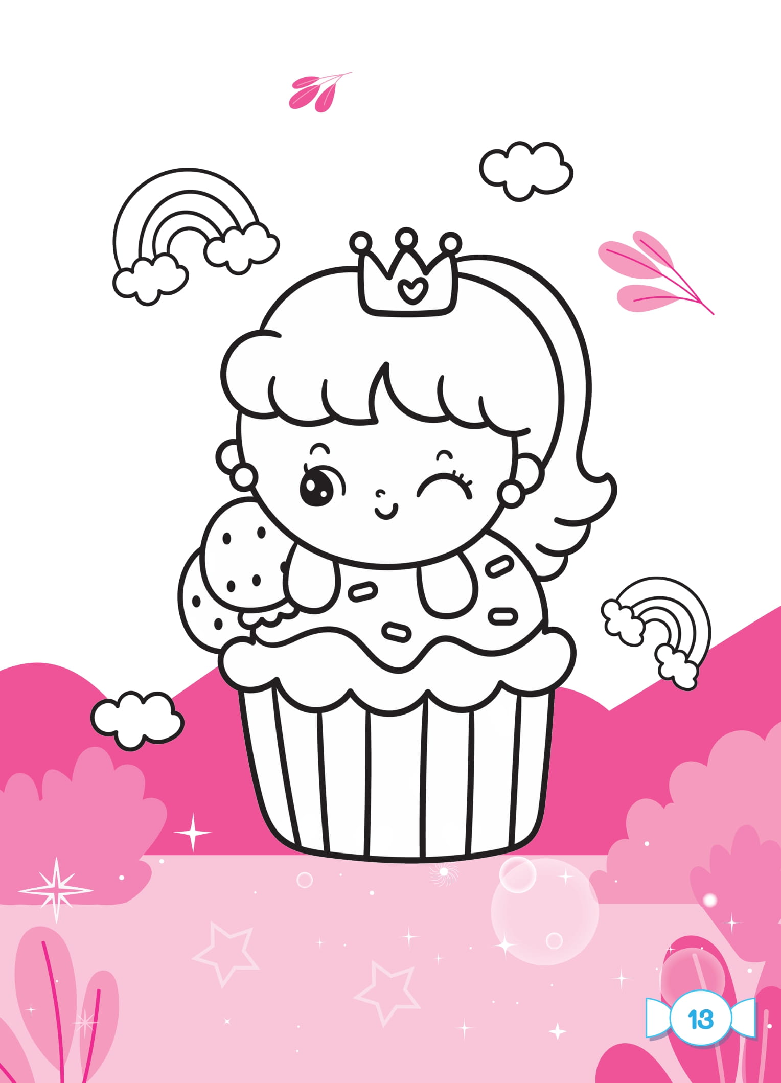 tô màu diệu kỳ - bữa tiệc bánh ngọt (dành cho bé gái năng động) - Ảnh 6