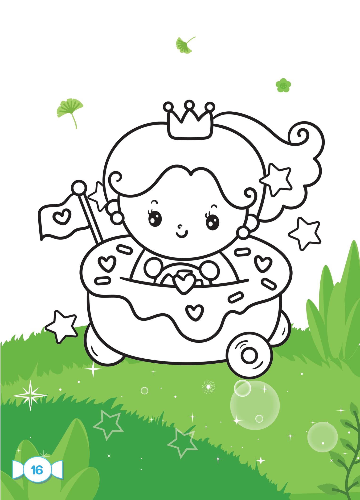 tô màu diệu kỳ - bữa tiệc bánh ngọt (dành cho bé gái năng động) - Ảnh 7