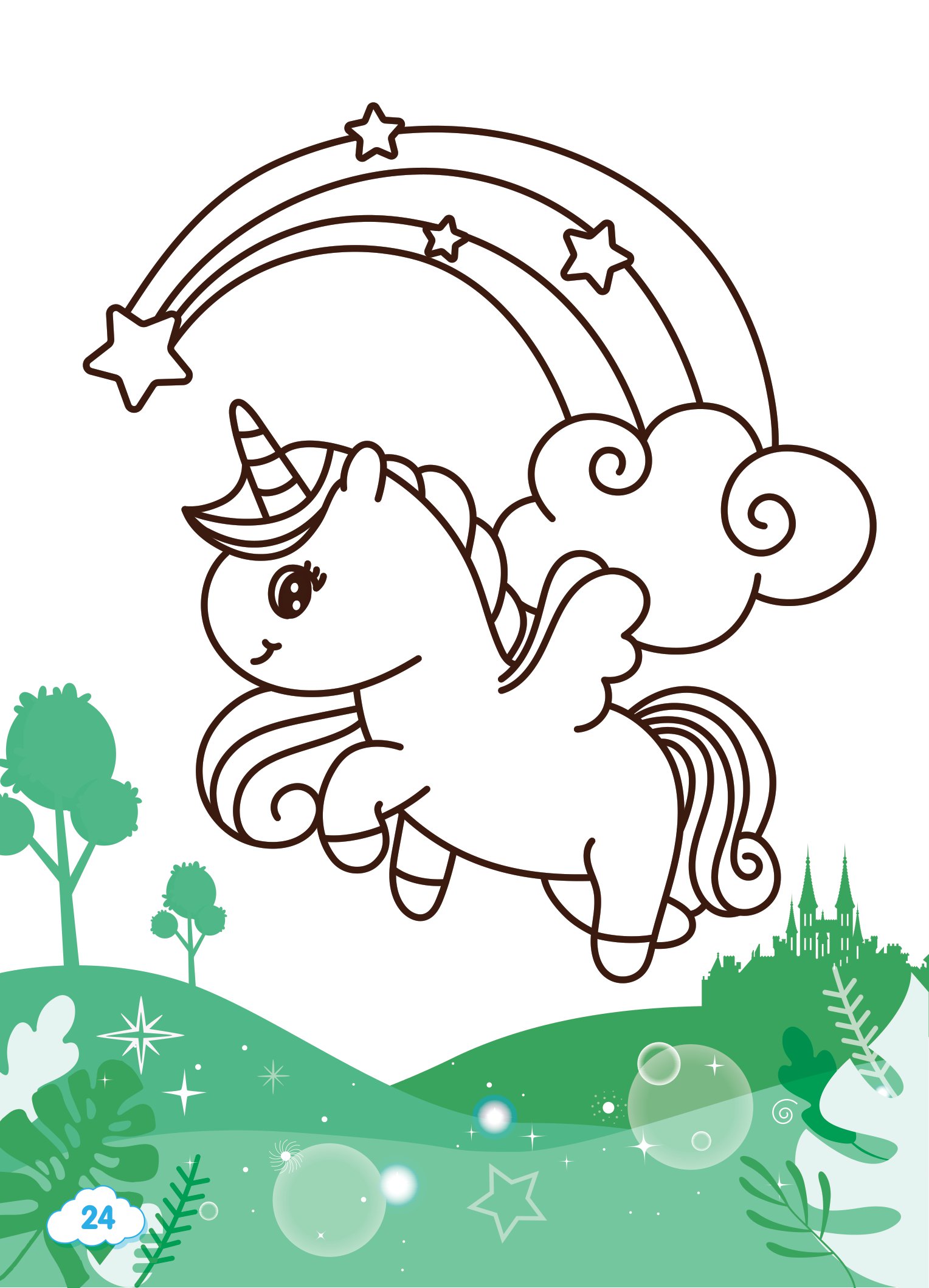 tô màu diệu kỳ - kỳ lân nhỏ - Ảnh 10