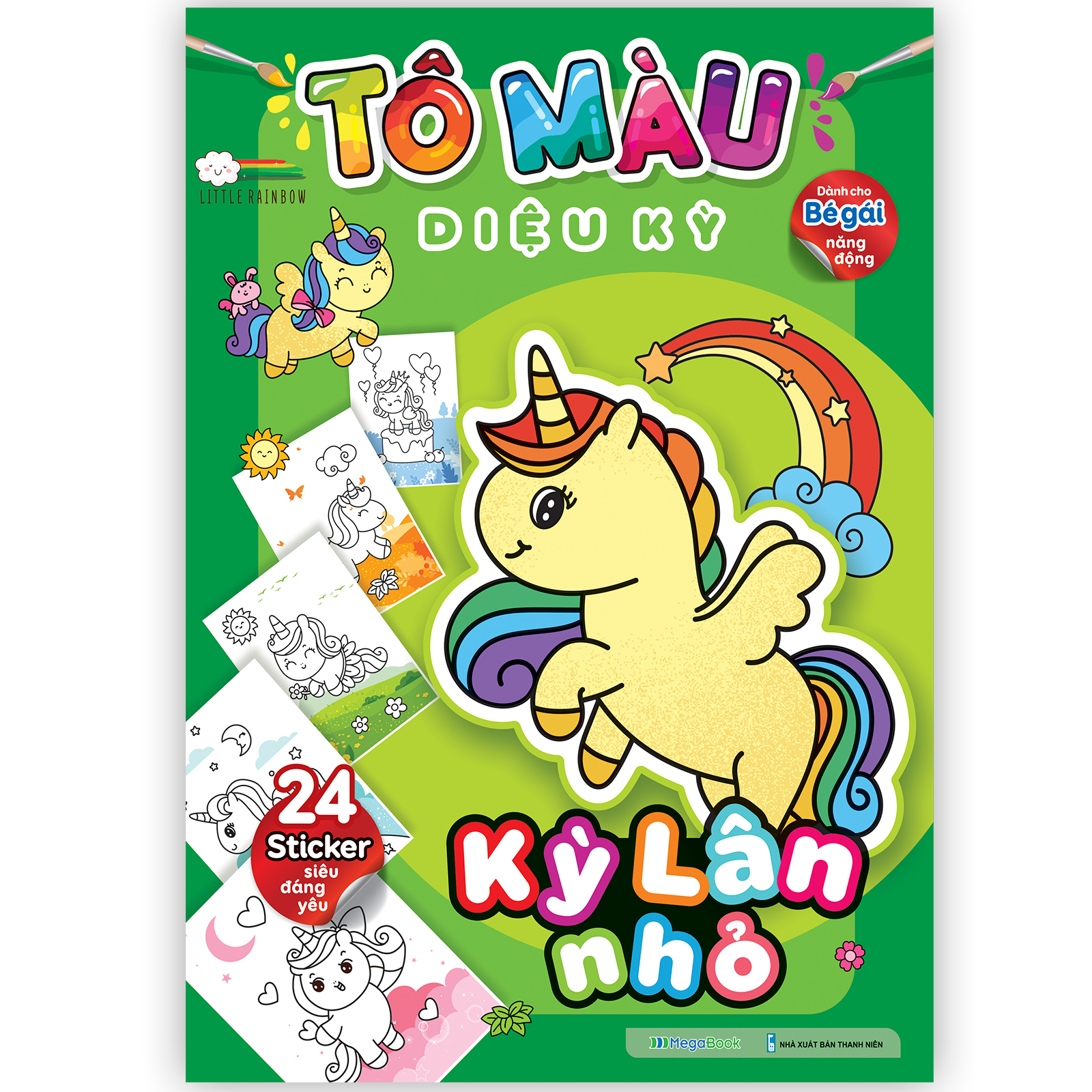 tô màu diệu kỳ - kỳ lân nhỏ - Ảnh 2