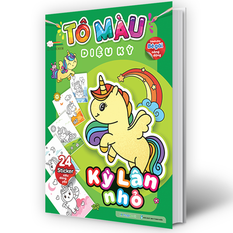 tô màu diệu kỳ - kỳ lân nhỏ - Ảnh 3