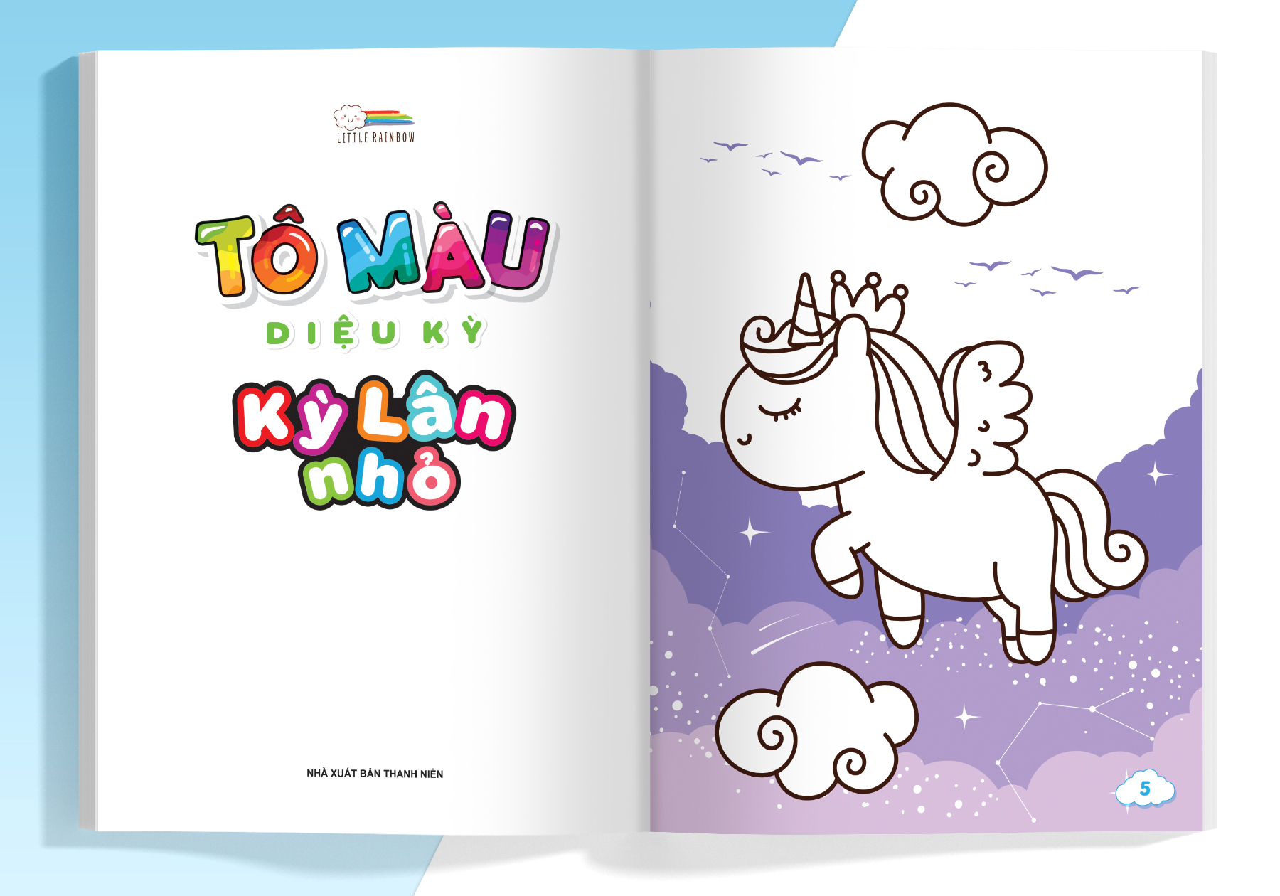 tô màu diệu kỳ - kỳ lân nhỏ - Ảnh 5