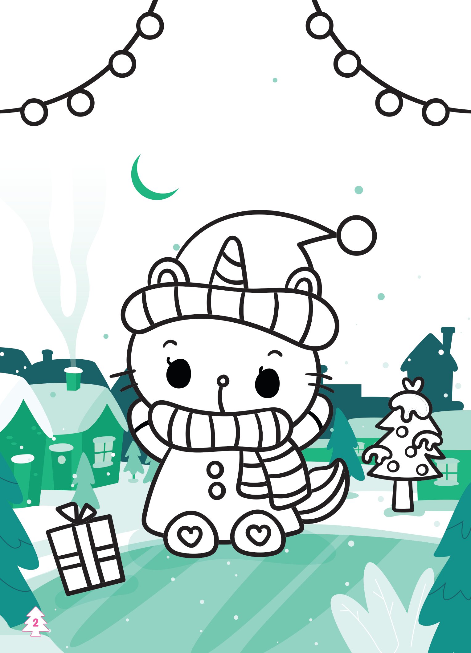 tô màu diệu kỳ - lễ hội noel (dành cho bé gái năng động) - Ảnh 4