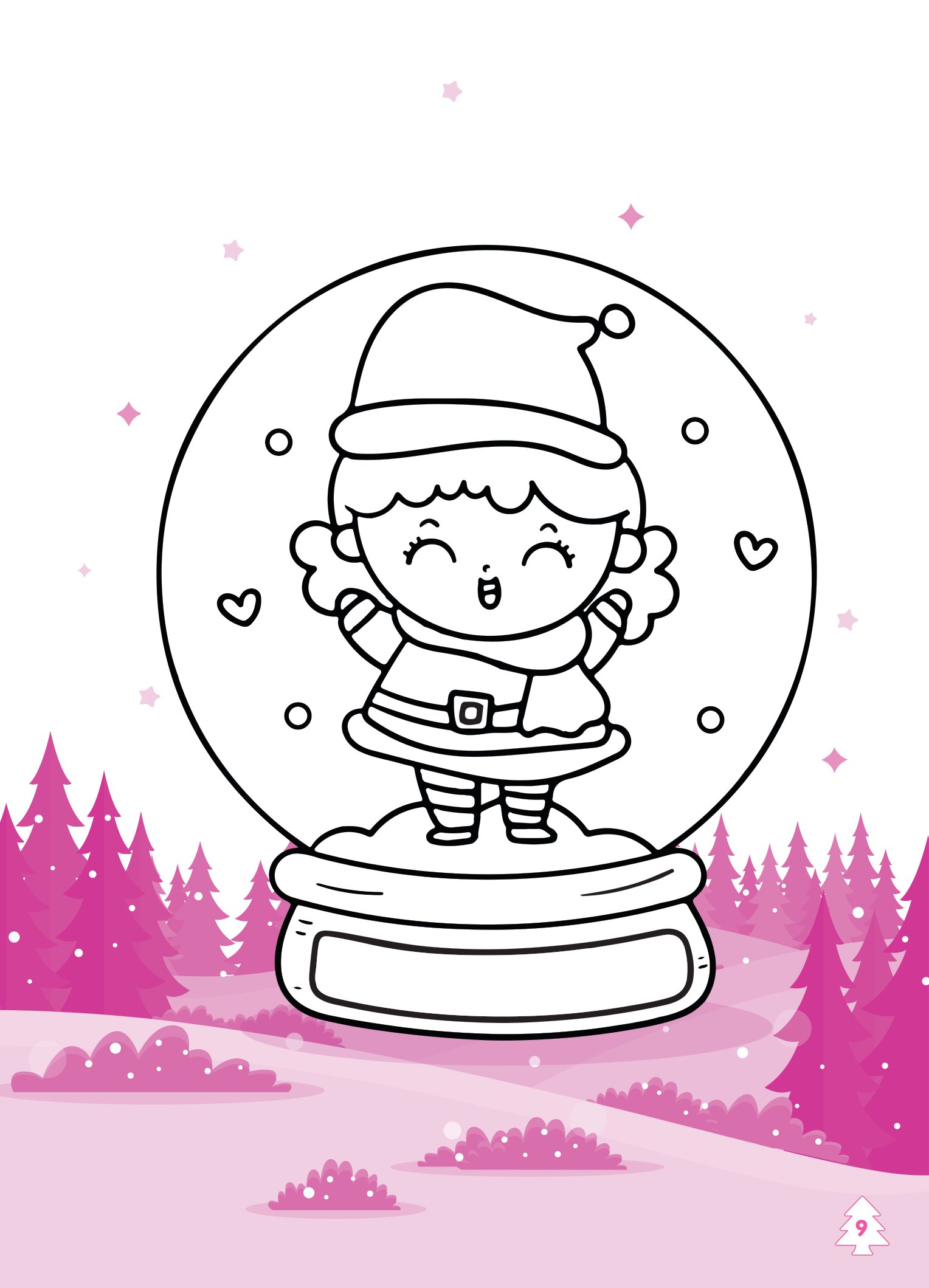 tô màu diệu kỳ - lễ hội noel (dành cho bé gái năng động) - Ảnh 5