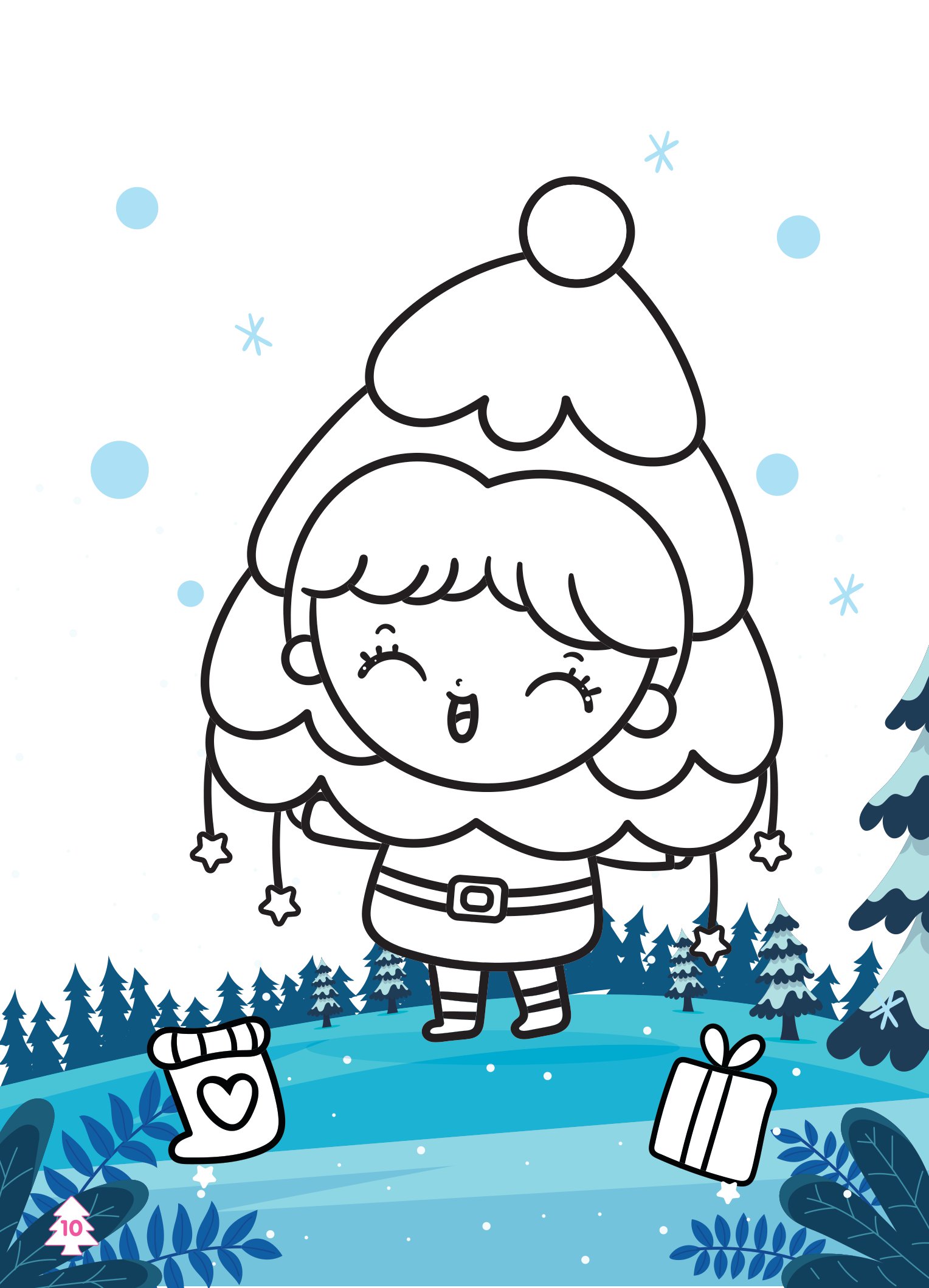 tô màu diệu kỳ - lễ hội noel (dành cho bé gái năng động) - Ảnh 6