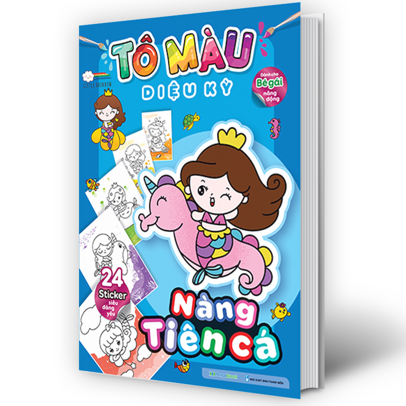 tô màu diệu kỳ - nàng tiên cá - Ảnh 2