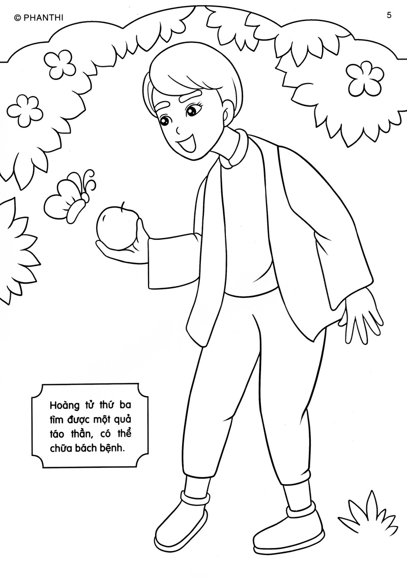 tô màu hoàng tử - ba chàng hoàng tử - Ảnh 8