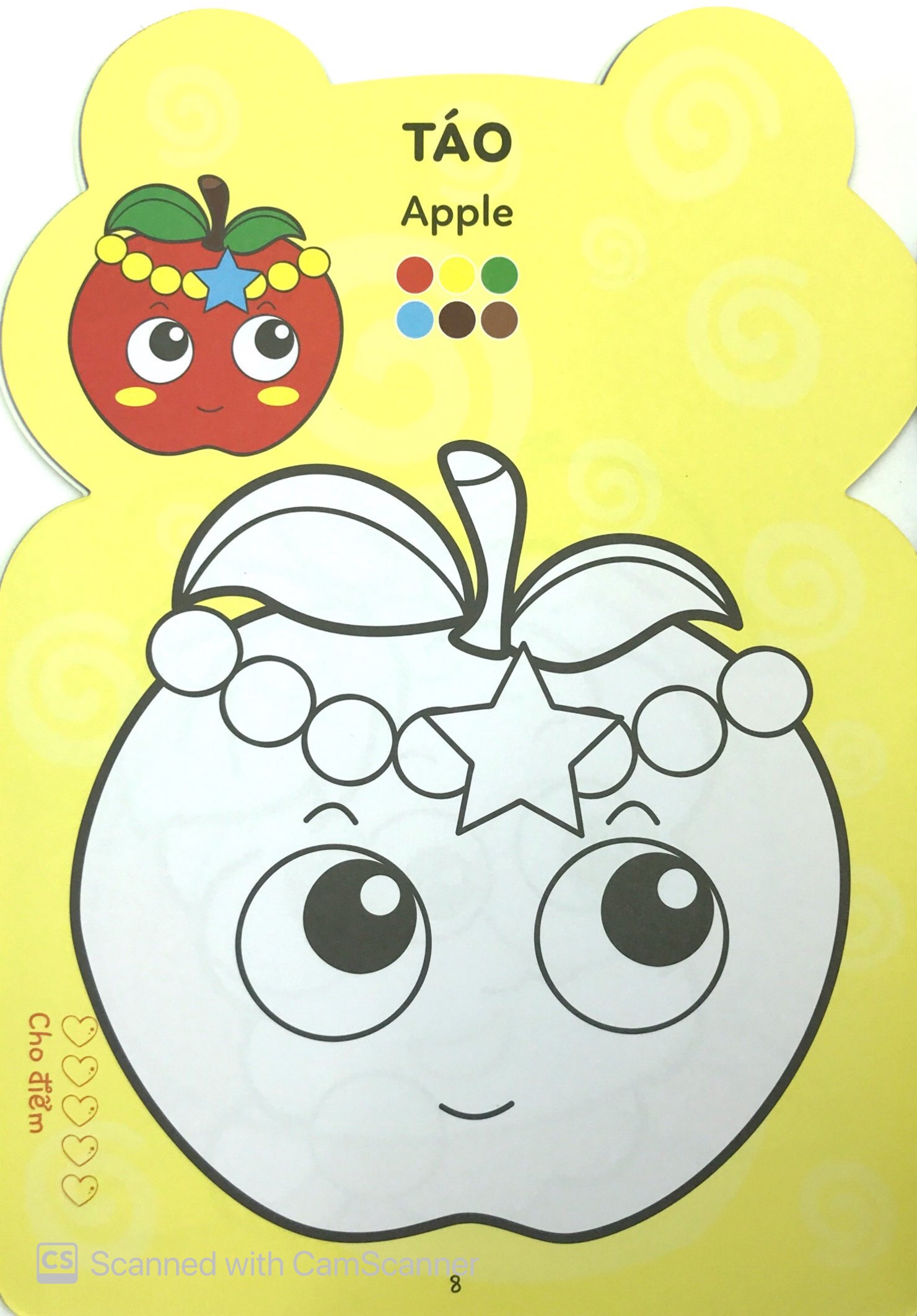 tô màu hoàng tử ếch - rau, củ, hoa quả - Ảnh 10