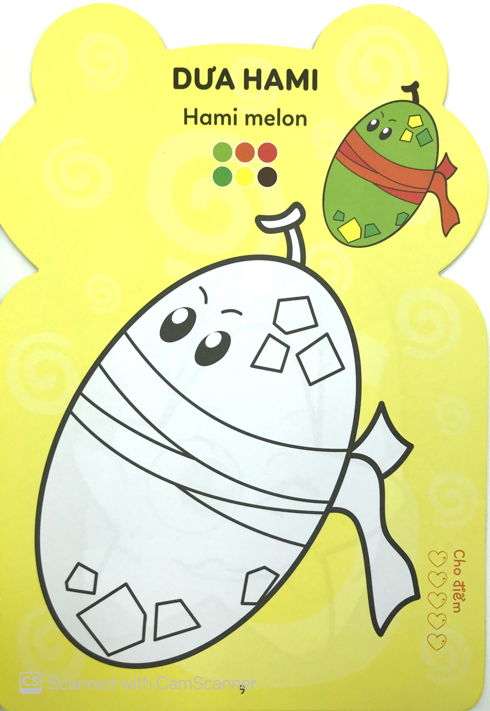 tô màu hoàng tử ếch - rau, củ, hoa quả - Ảnh 11