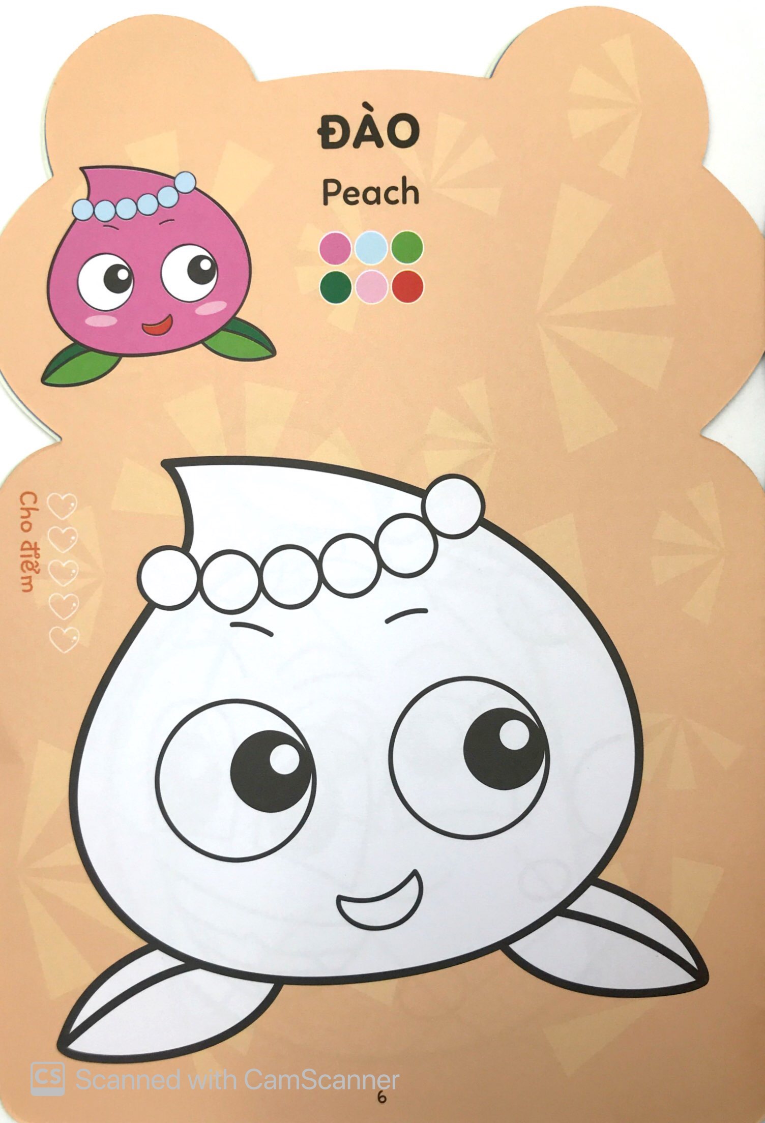 tô màu hoàng tử ếch - rau, củ, hoa quả - Ảnh 8