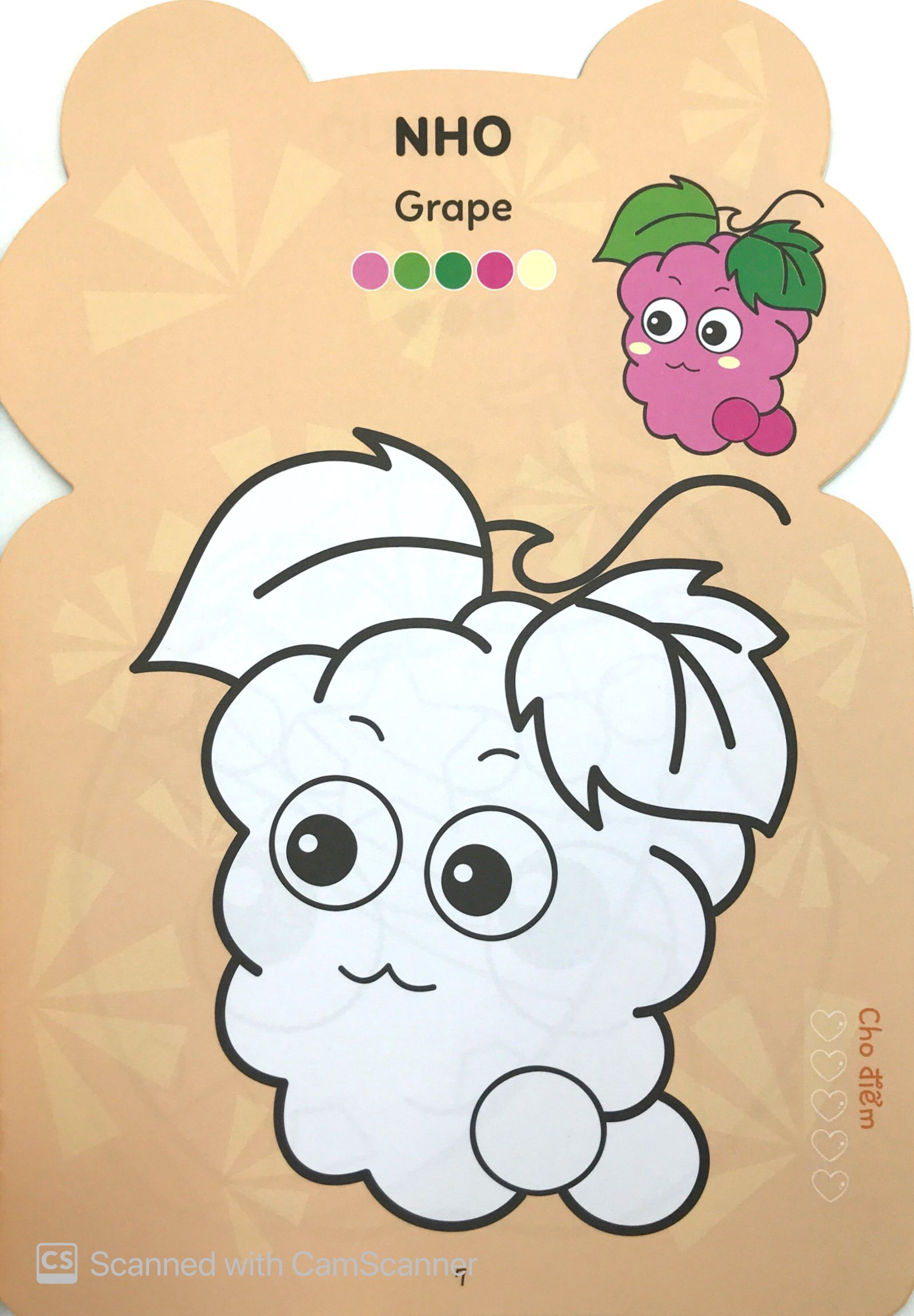 tô màu hoàng tử ếch - rau, củ, hoa quả - Ảnh 9