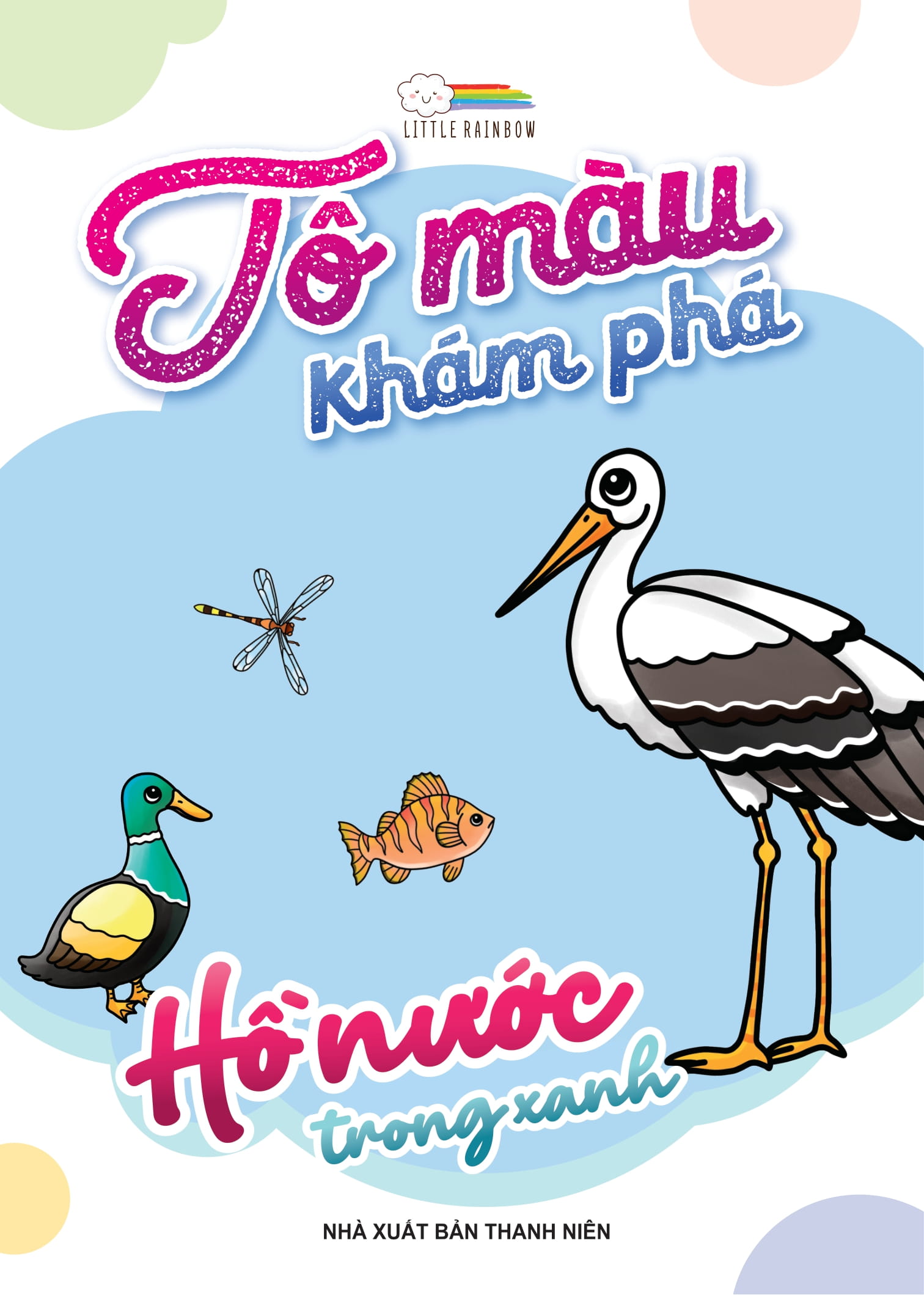 tô màu khám phá - hồ nước trong xanh - Ảnh 2