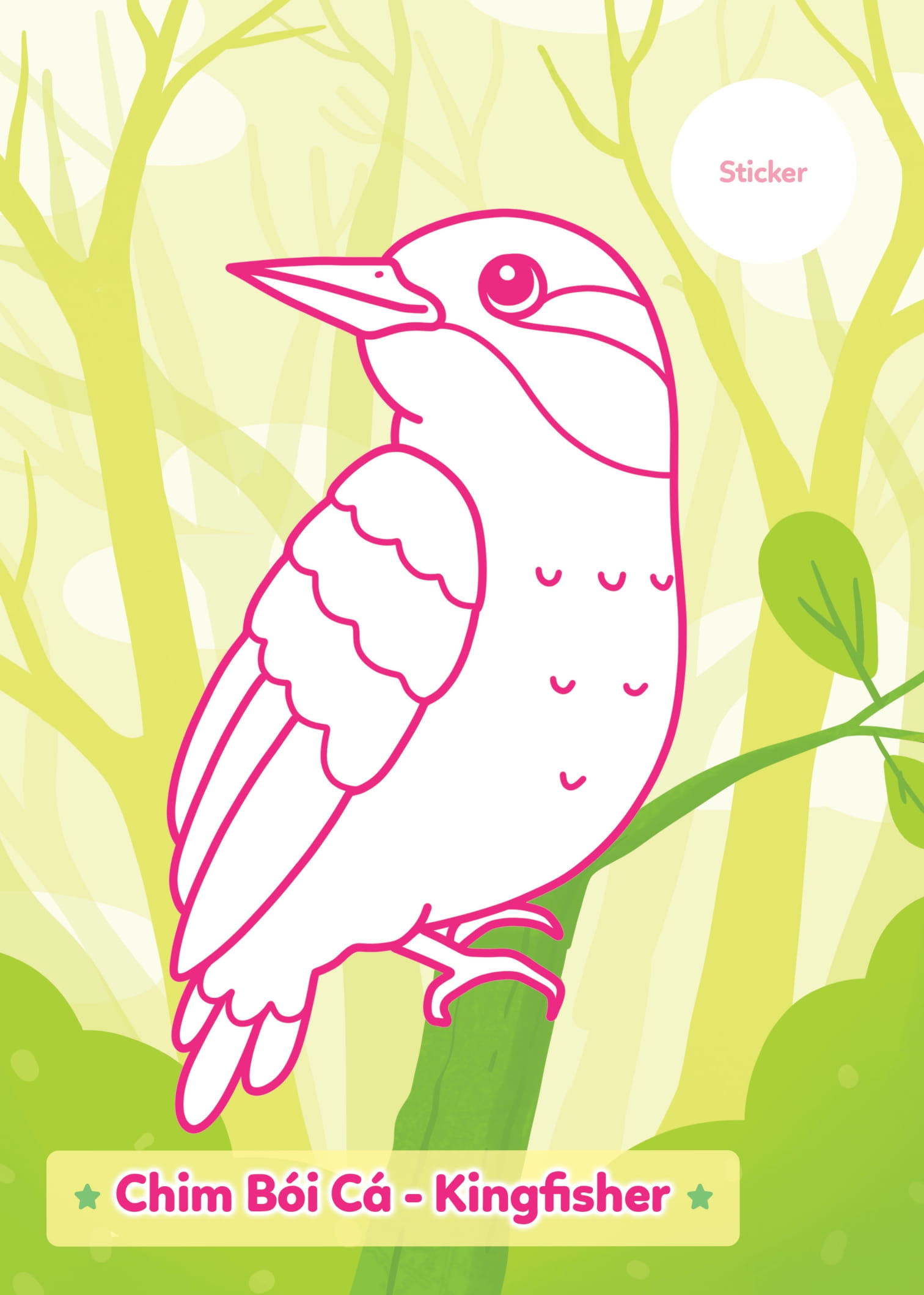 tô màu khám phá - hồ nước trong xanh - Ảnh 4