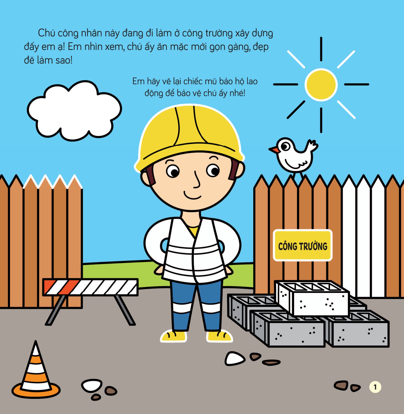 tô màu khám phá thế giới - công trường xây dựng - Ảnh 2