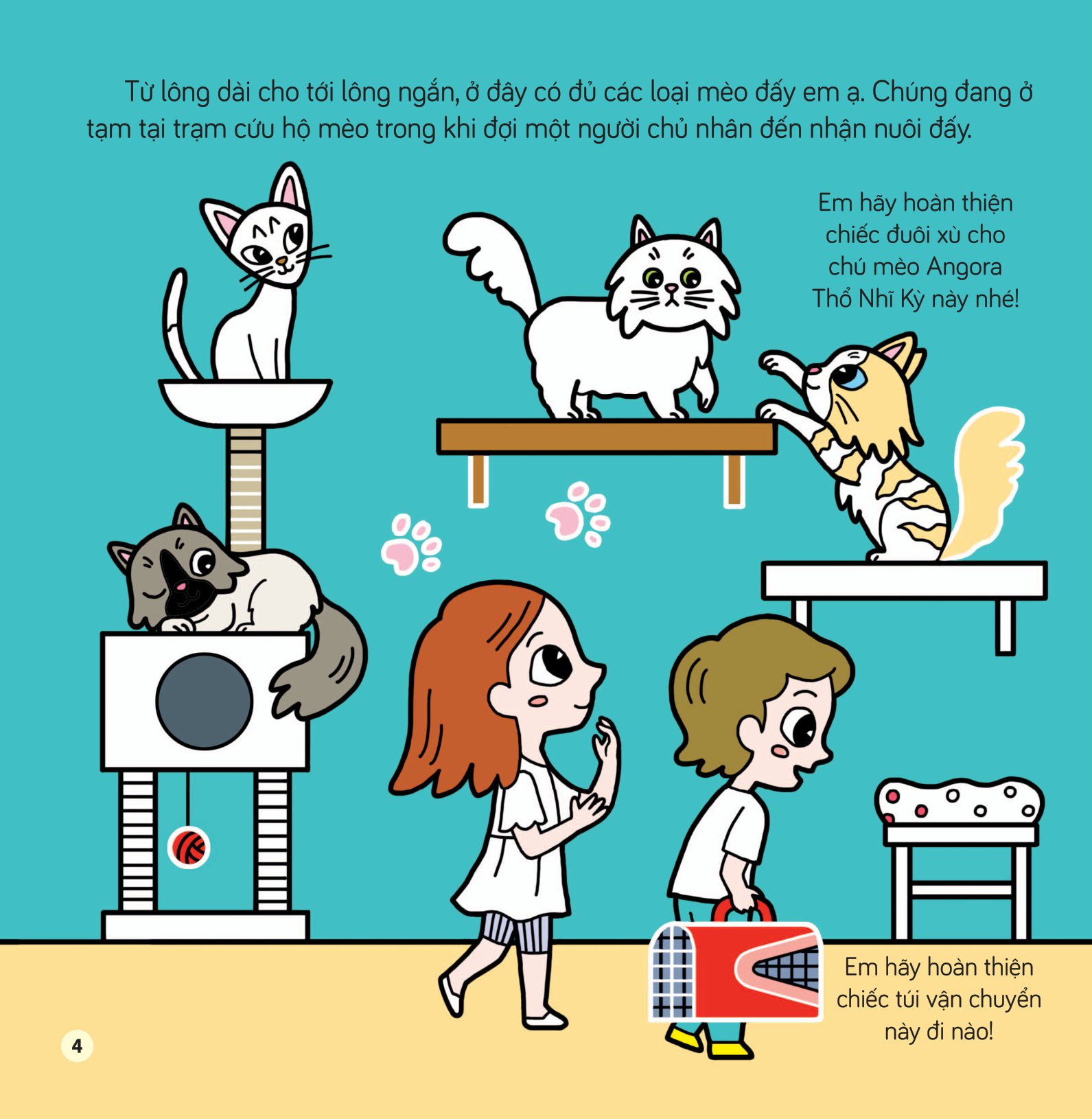 tô màu khám phá thế giới - những chú mèo - Ảnh 5