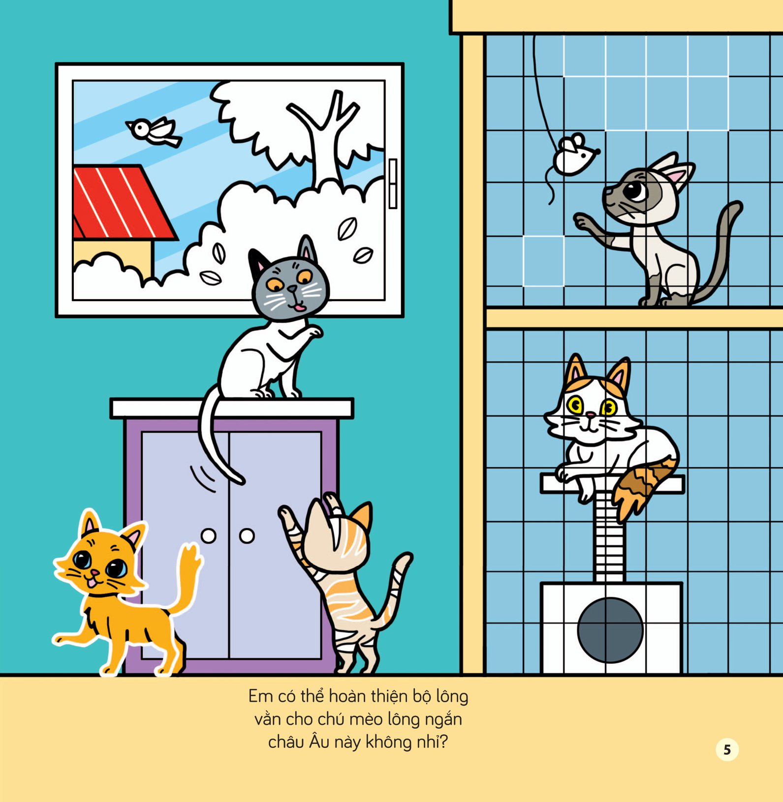 tô màu khám phá thế giới - những chú mèo - Ảnh 6