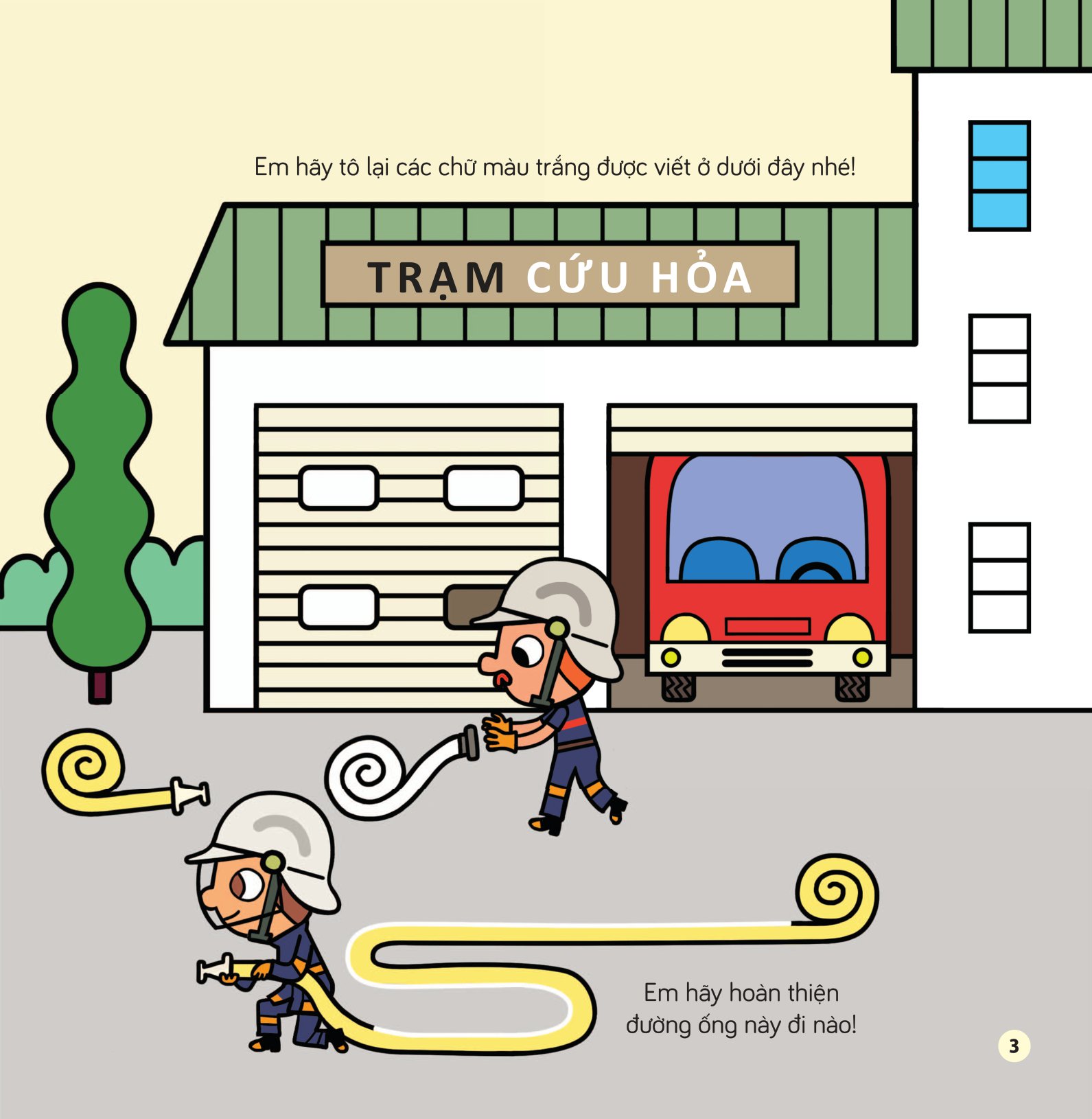 tô màu khám phá thế giới - những người lính cứu hỏa - Ảnh 4