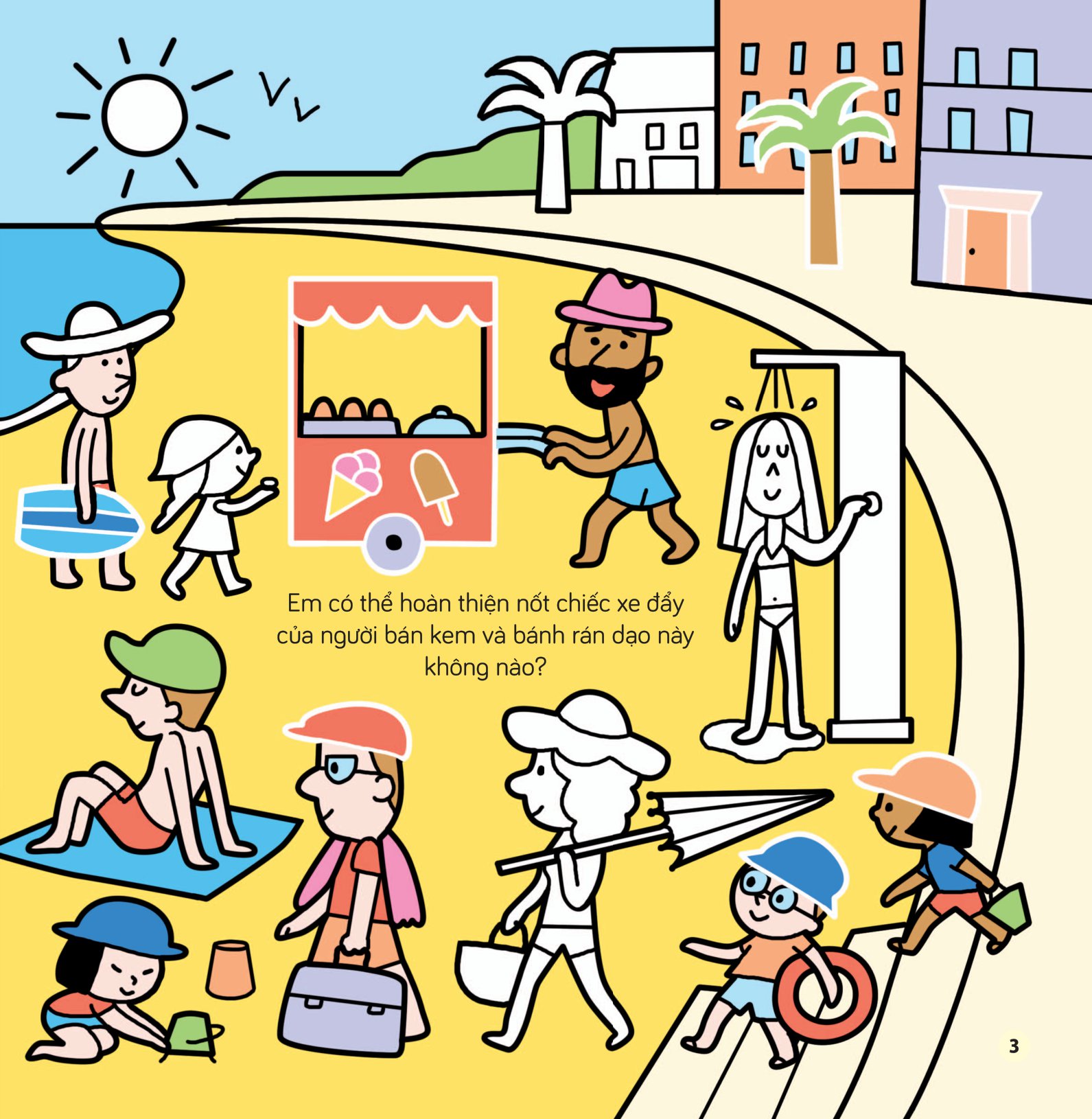 tô màu khám phá thế giới - trên bờ biển - Ảnh 4