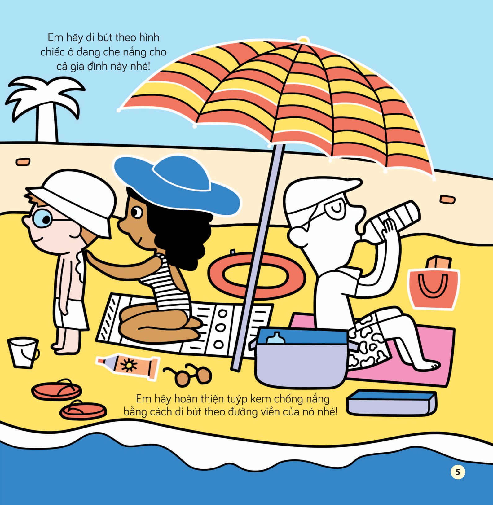 tô màu khám phá thế giới - trên bờ biển - Ảnh 6