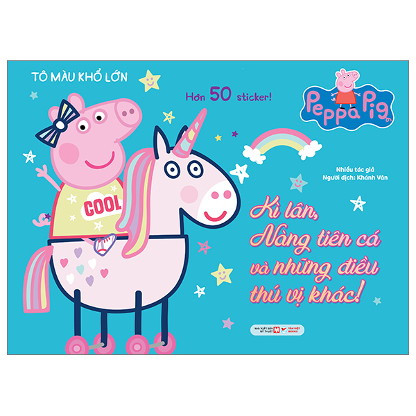 tô màu khổ lớn - kì lân, nàng tiên cá và những điều thú vị khác!