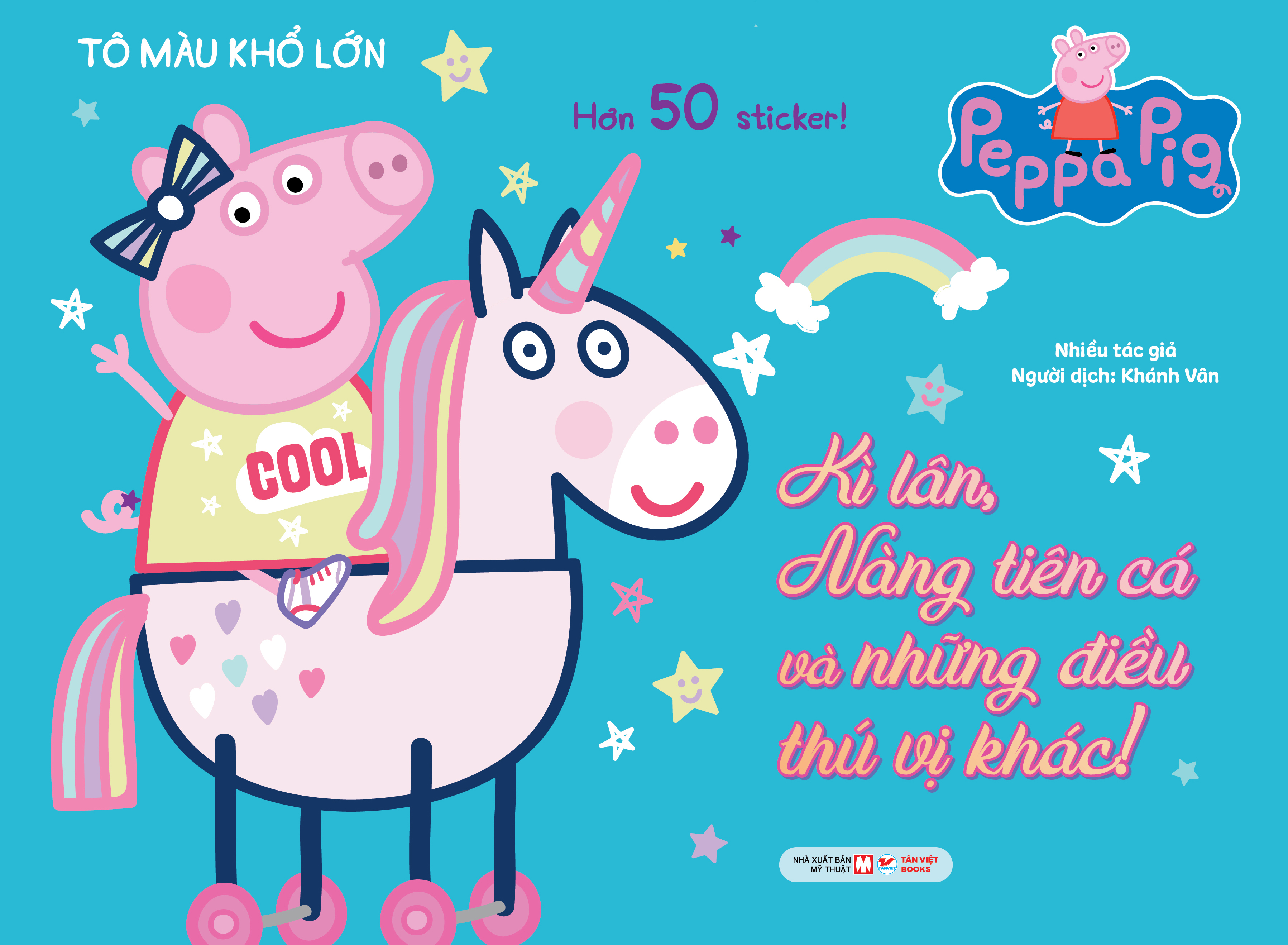 tô màu khổ lớn - kì lân, nàng tiên cá và những điều thú vị khác! - Ảnh 2