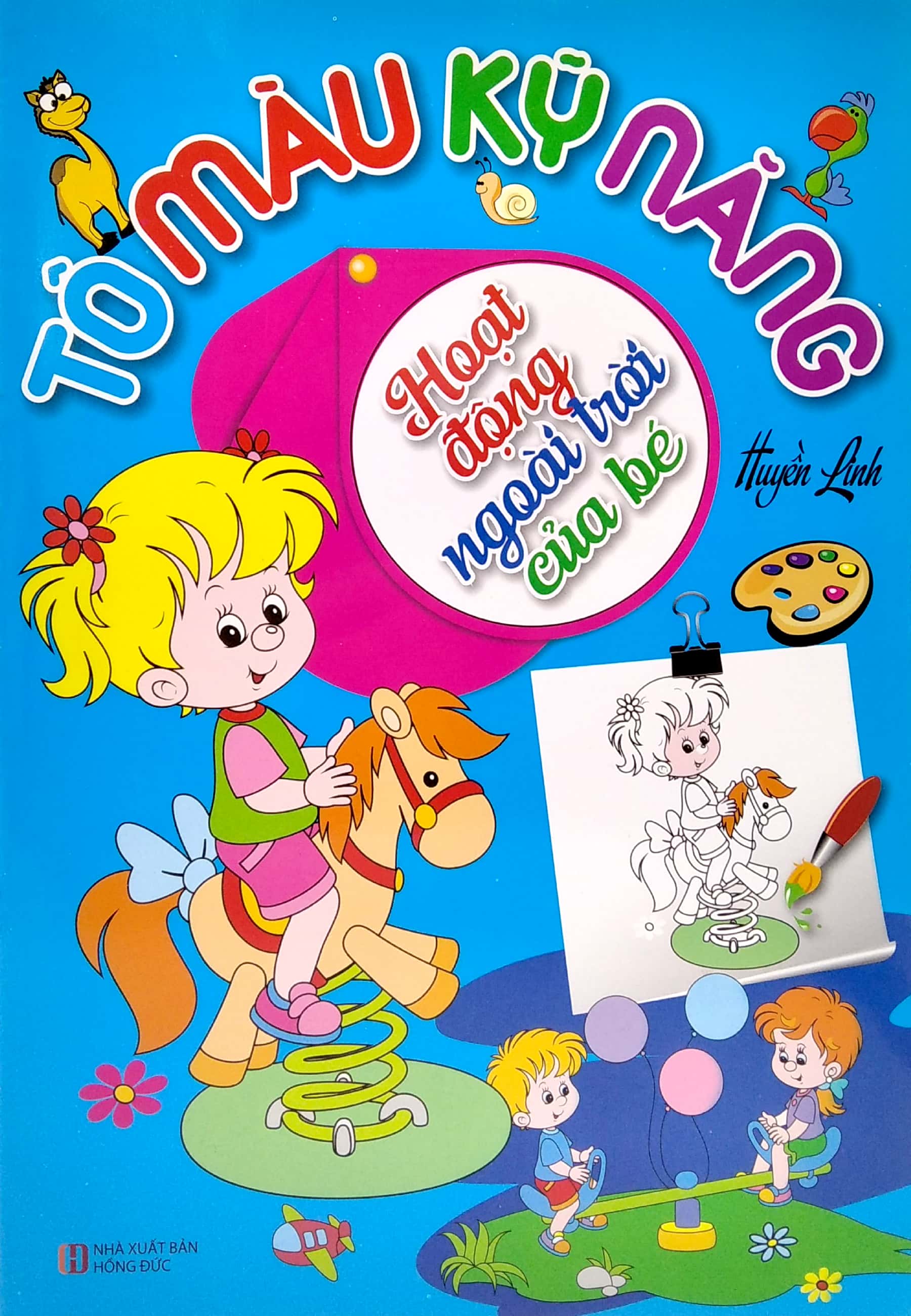 tô màu kỹ năng - hoạt động ngoài trời của bé - Ảnh 2