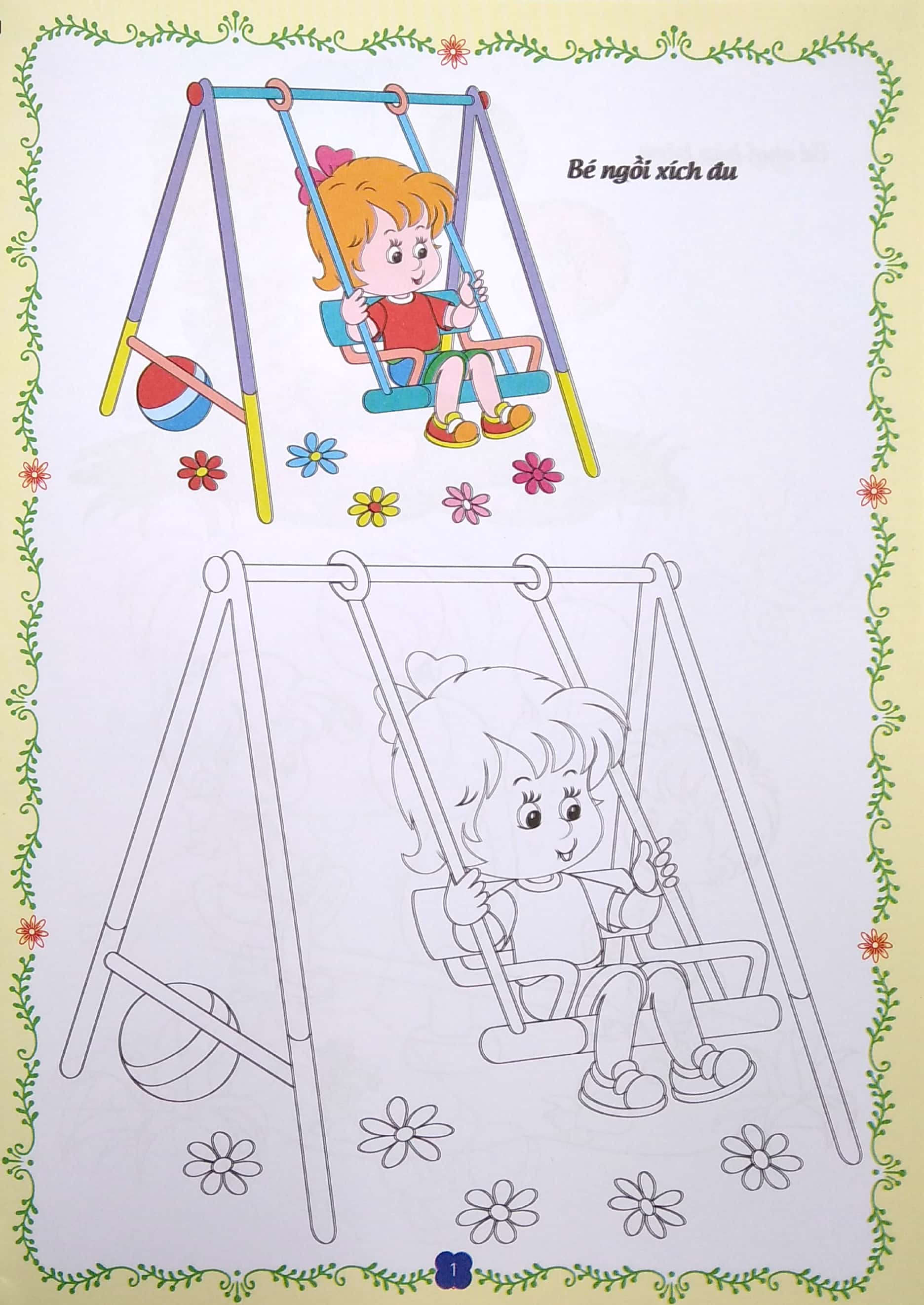 tô màu kỹ năng - hoạt động ngoài trời của bé - Ảnh 3