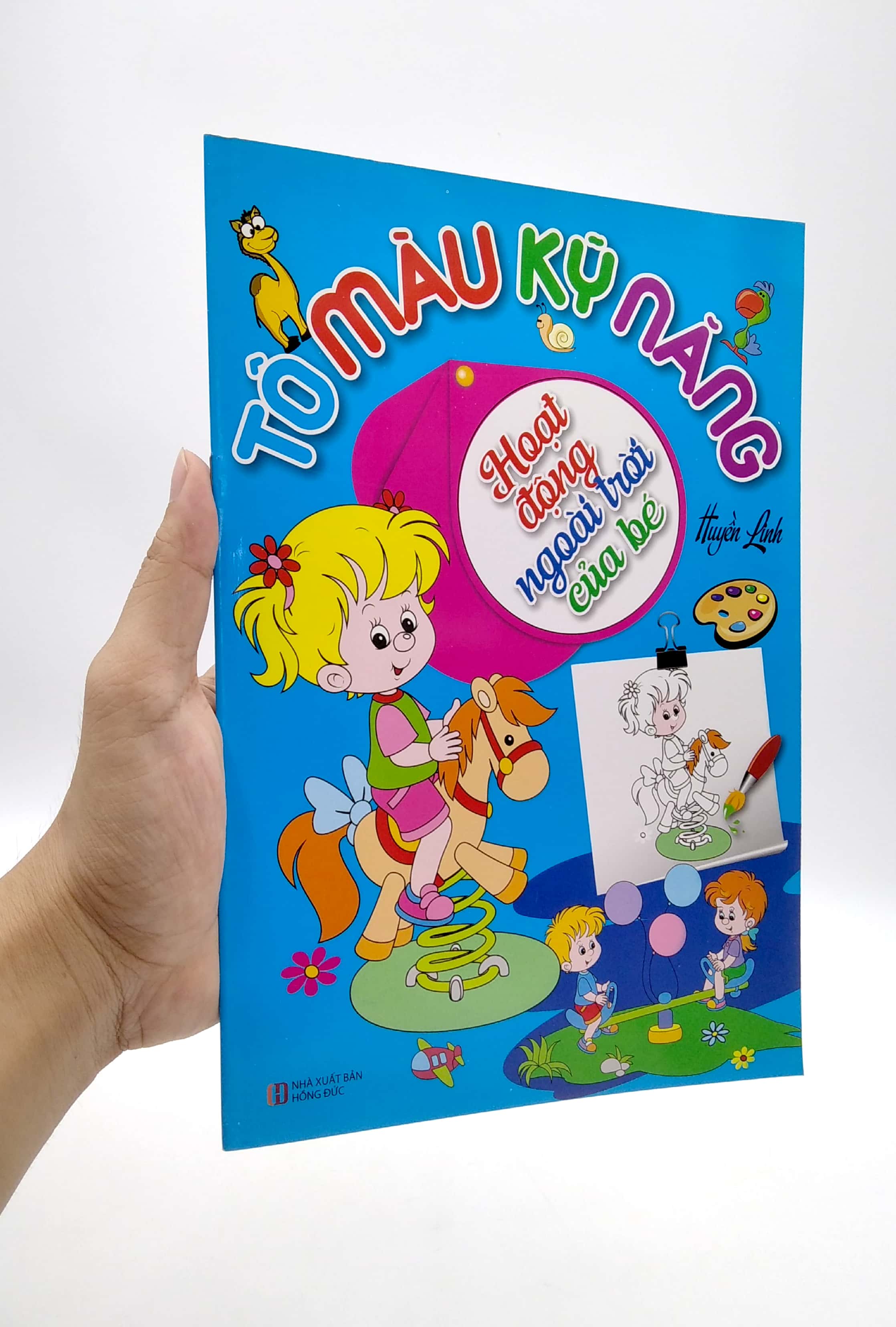 tô màu kỹ năng - hoạt động ngoài trời của bé - Ảnh 7