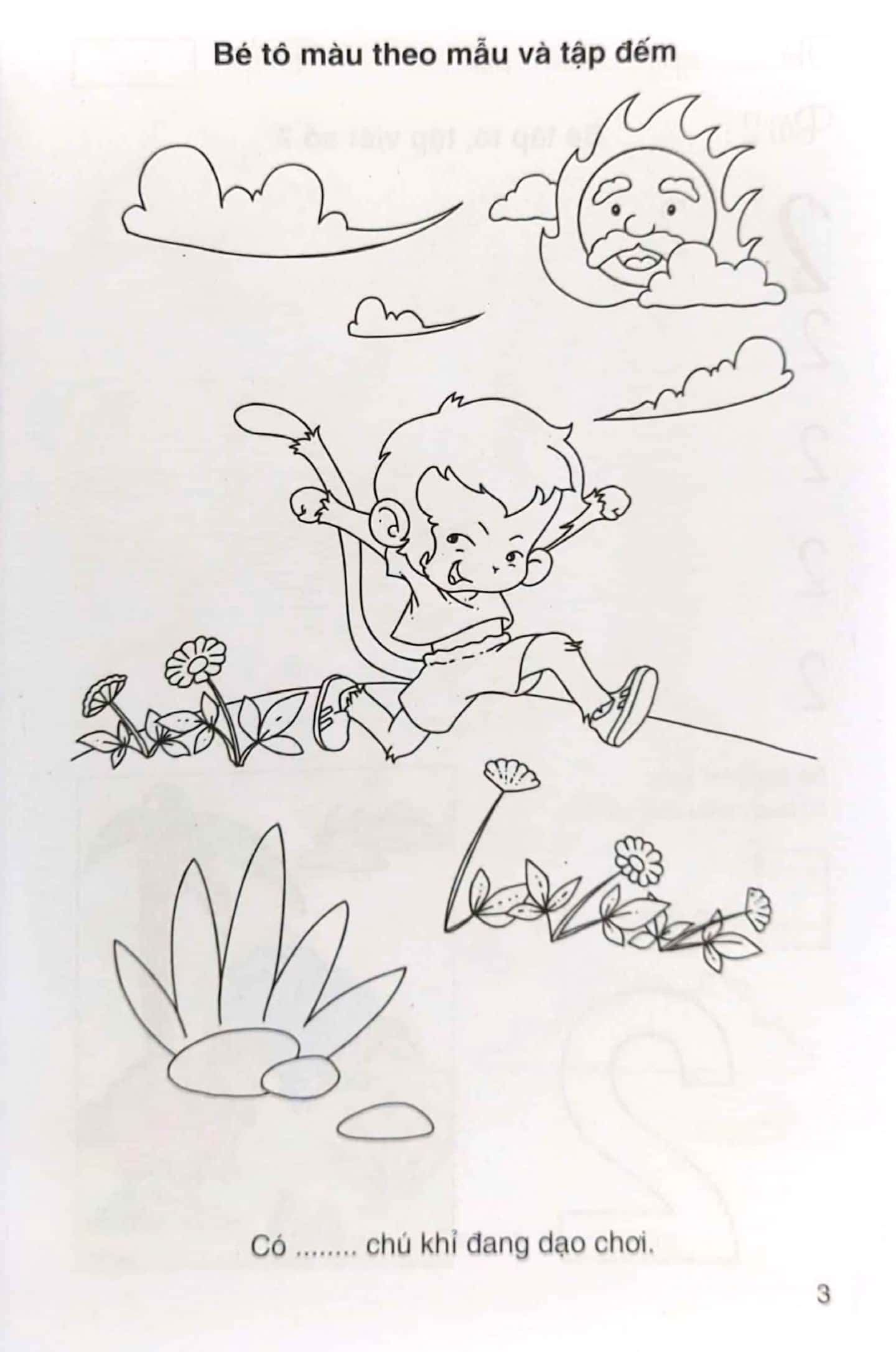 tô màu làm quen chữ số (dành cho bé 4-5 tuổi) - Ảnh 4